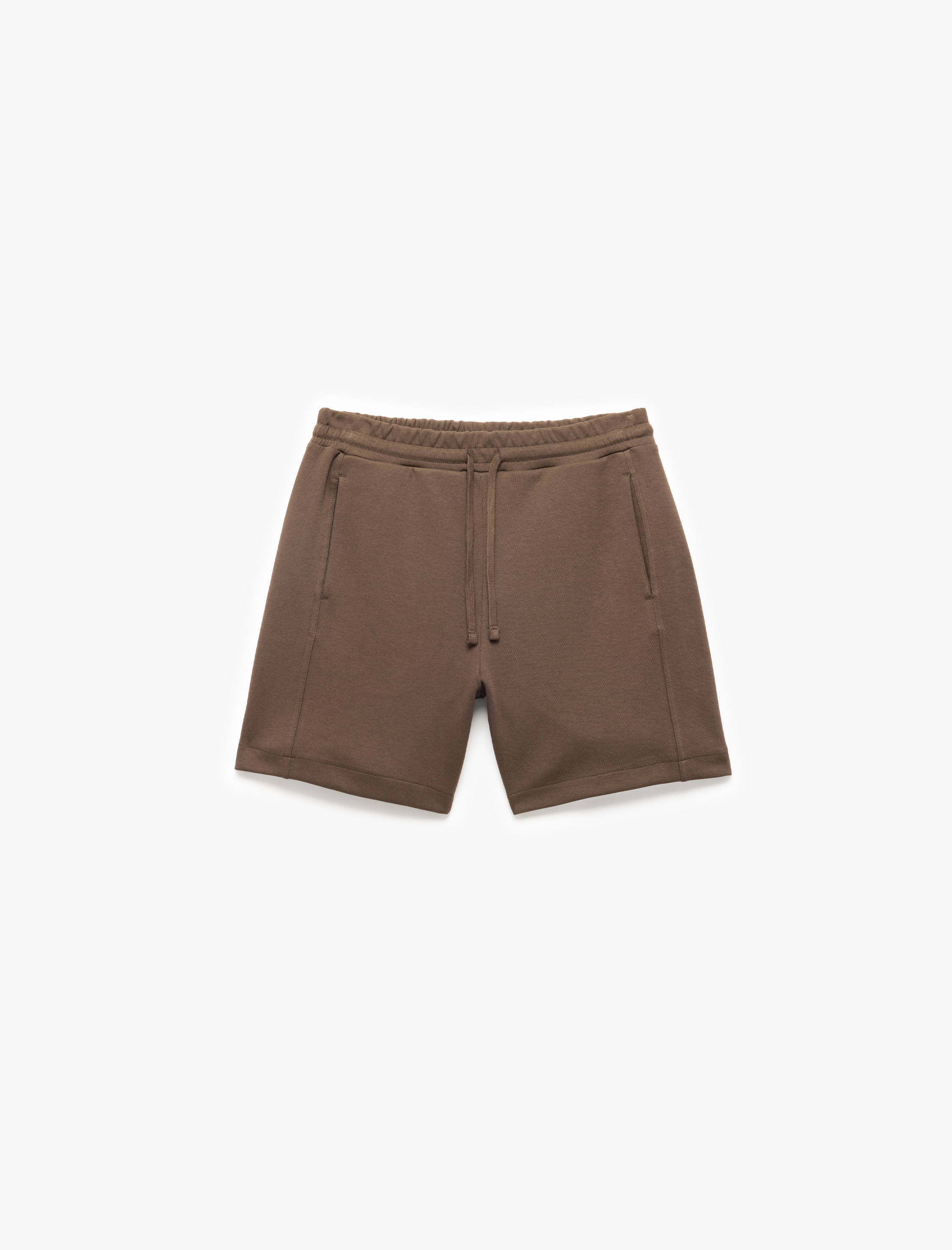   Dikiş Detaylı Cepli Pamuklu Beli Bağcıklı Kısa Şort