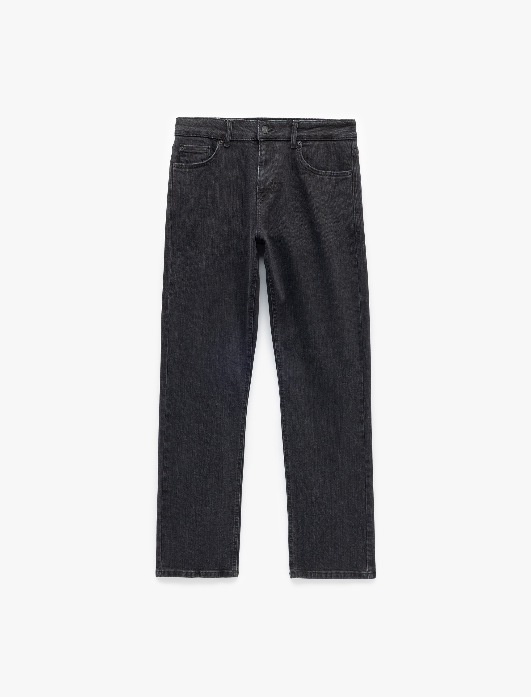   Pamuklu Normal Bel Straight Fit Jean Pantolon - Mark Jean