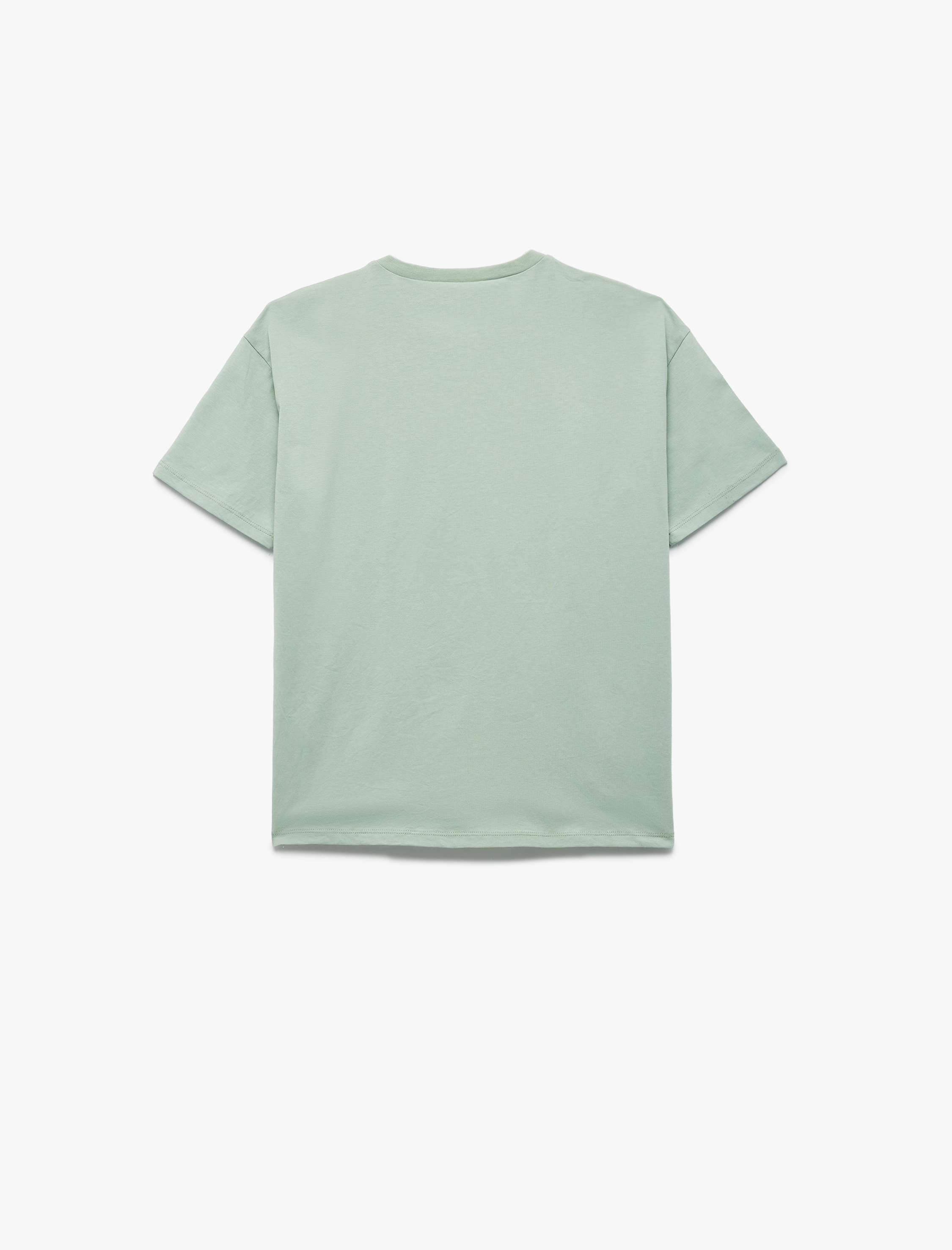  Erkek Çocuk Kısa Kollu Bisiklet Yaka Pamuklu Kedi ve Köpek Baskılı Tişört