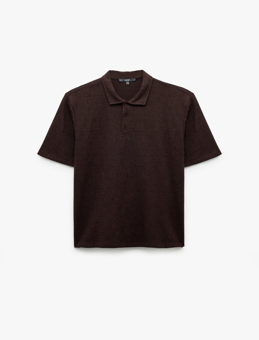   Pamuklu Regular Fit Kısa Kollu Polo Yaka Tişört