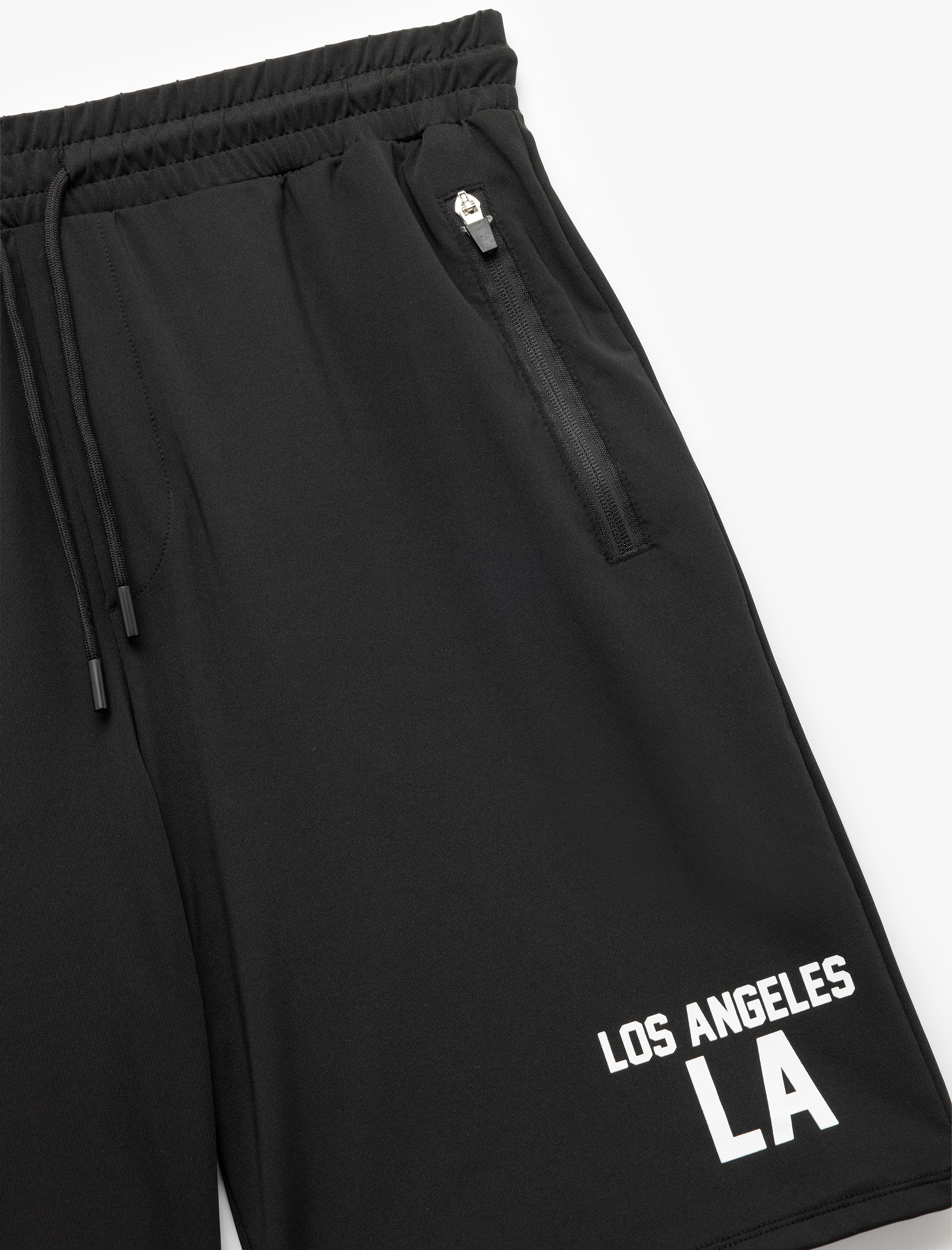   Baskılı Cep Detaylı Beli Bağcıklı Spor Şort