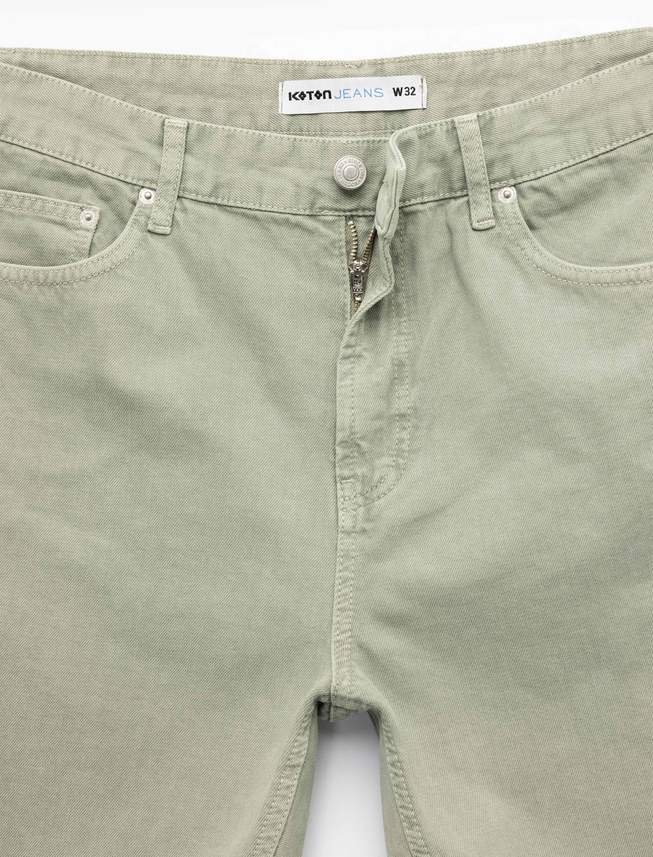   Normal Bel Pamuklu Cep Detaylı Bermuda Loose Fit Jean Şort