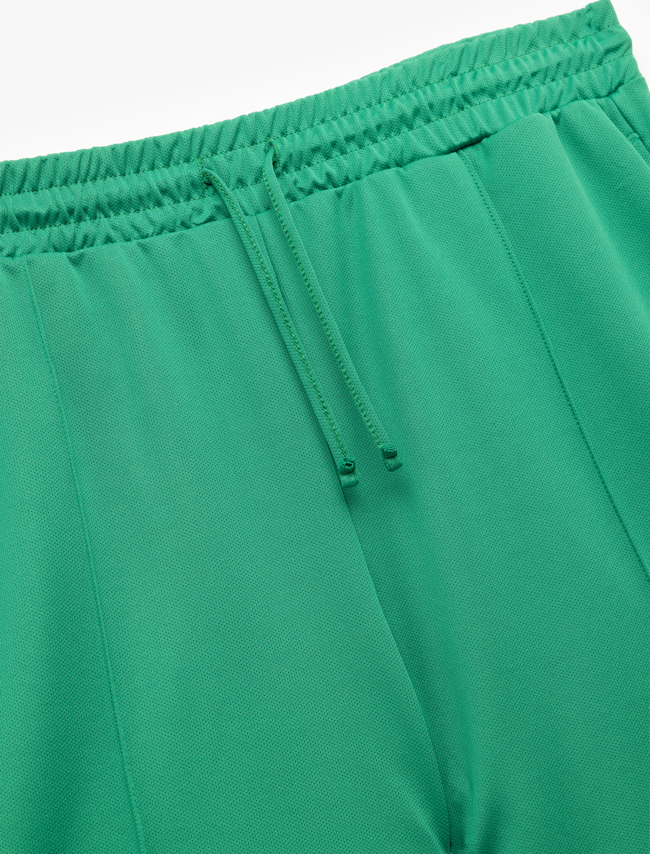 Cep Detaylı Nervürlü Beli Bağcıklı Oversize Spor Şort