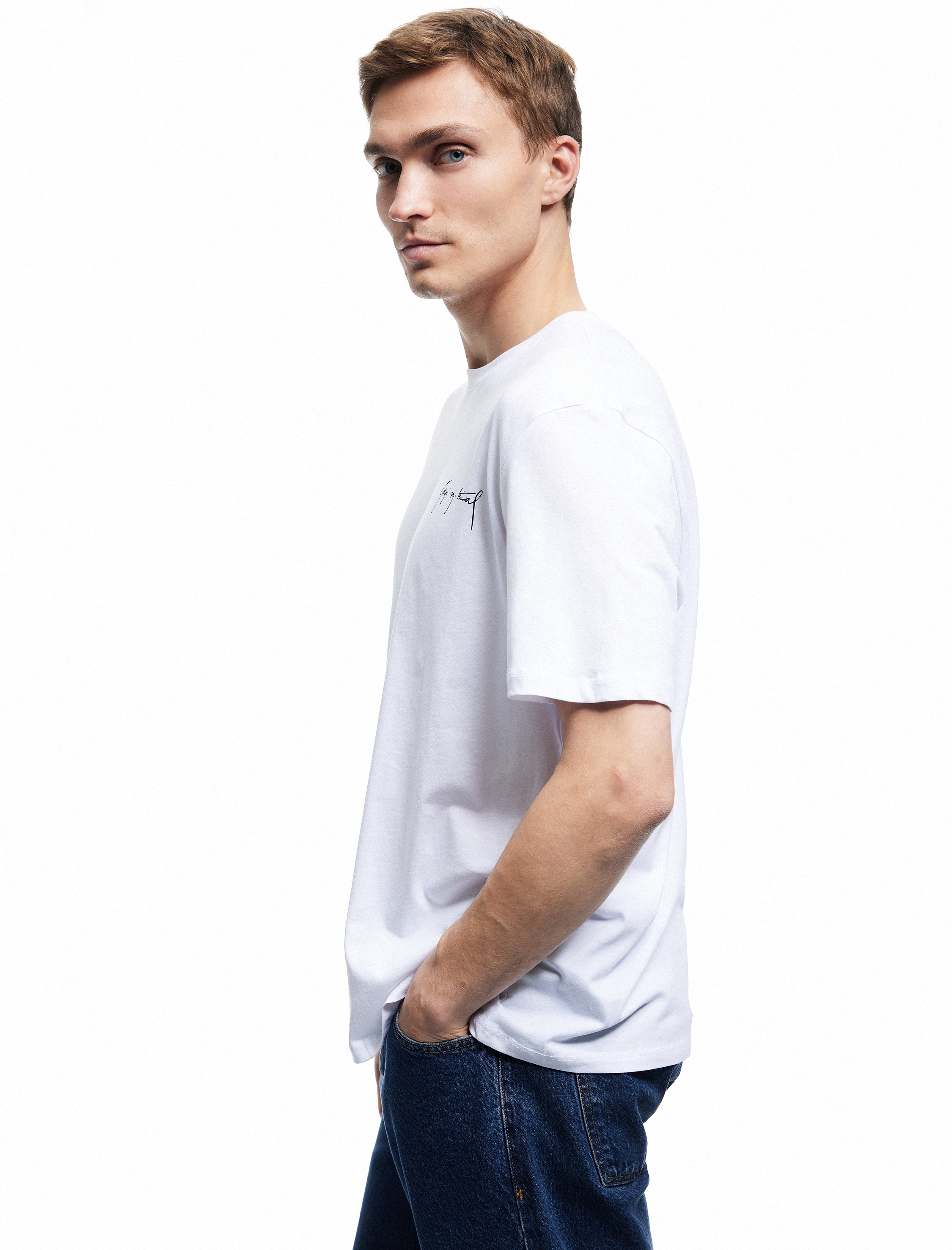   Kısa Kollu Bisiklet Yaka Regular Fit Pamuklu Atatürk Baskılı Tişört