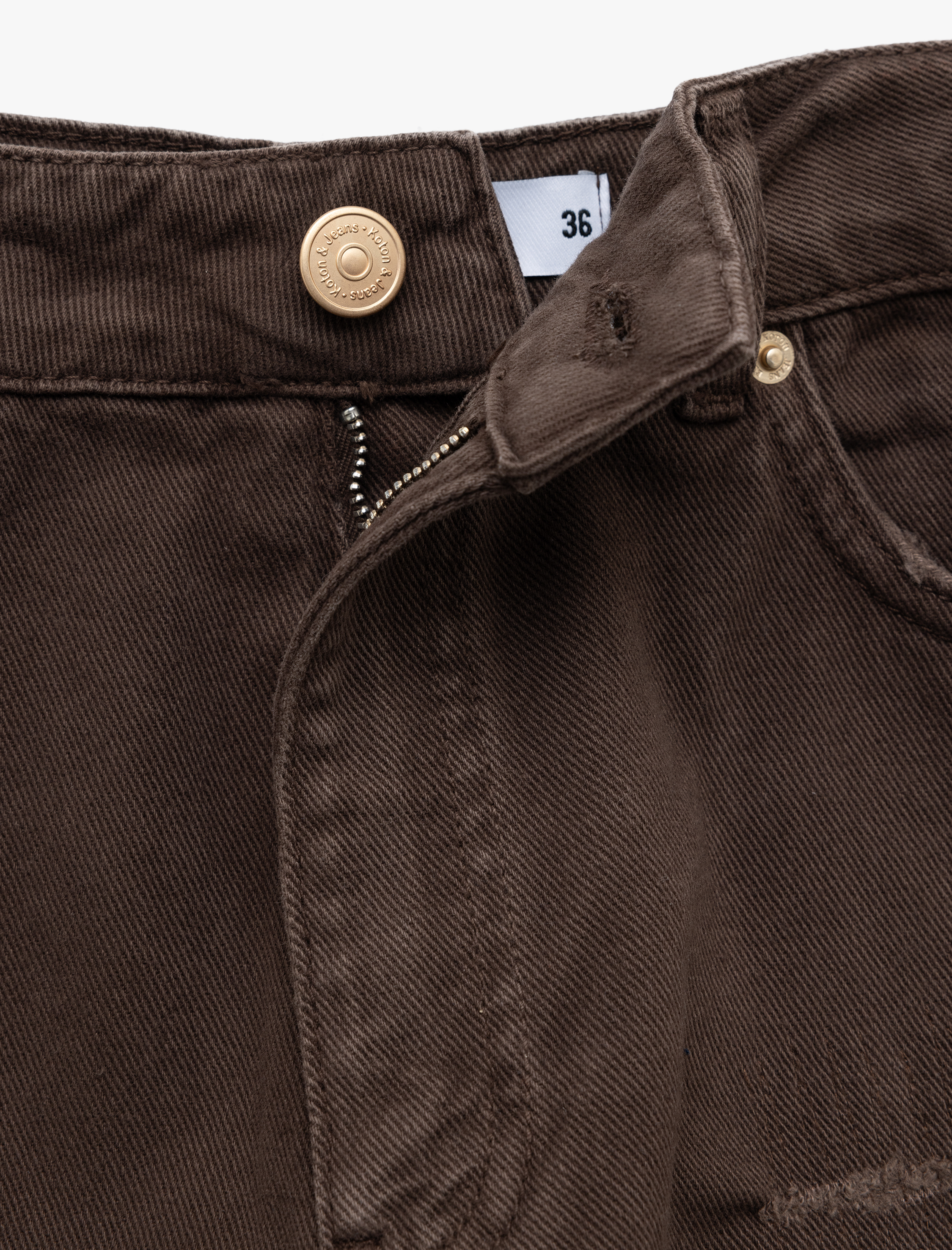 Normal Bel Pamuklu Cep Detaylı Saçaklı Paça Mini Jean Şort