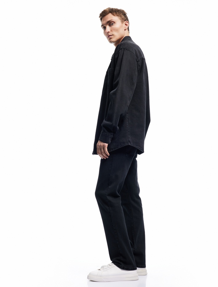  Pamuklu Normal Bel Straight Fit Jean Pantolon - Mark Jean