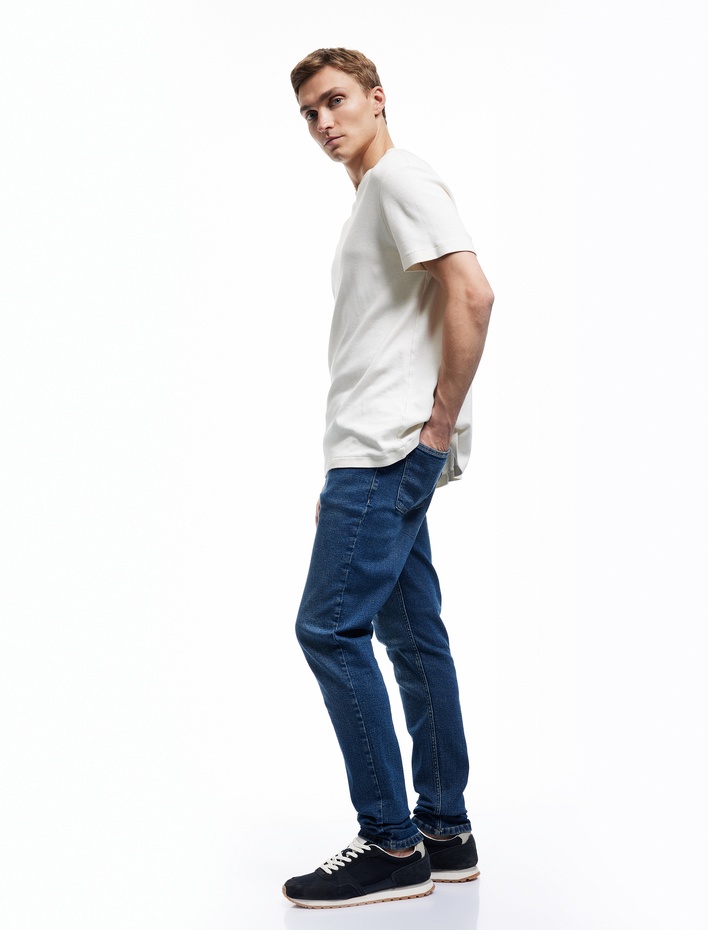  Pamuklu Normal Bel Skinny Fit Jean Pantolon - Michael Jean