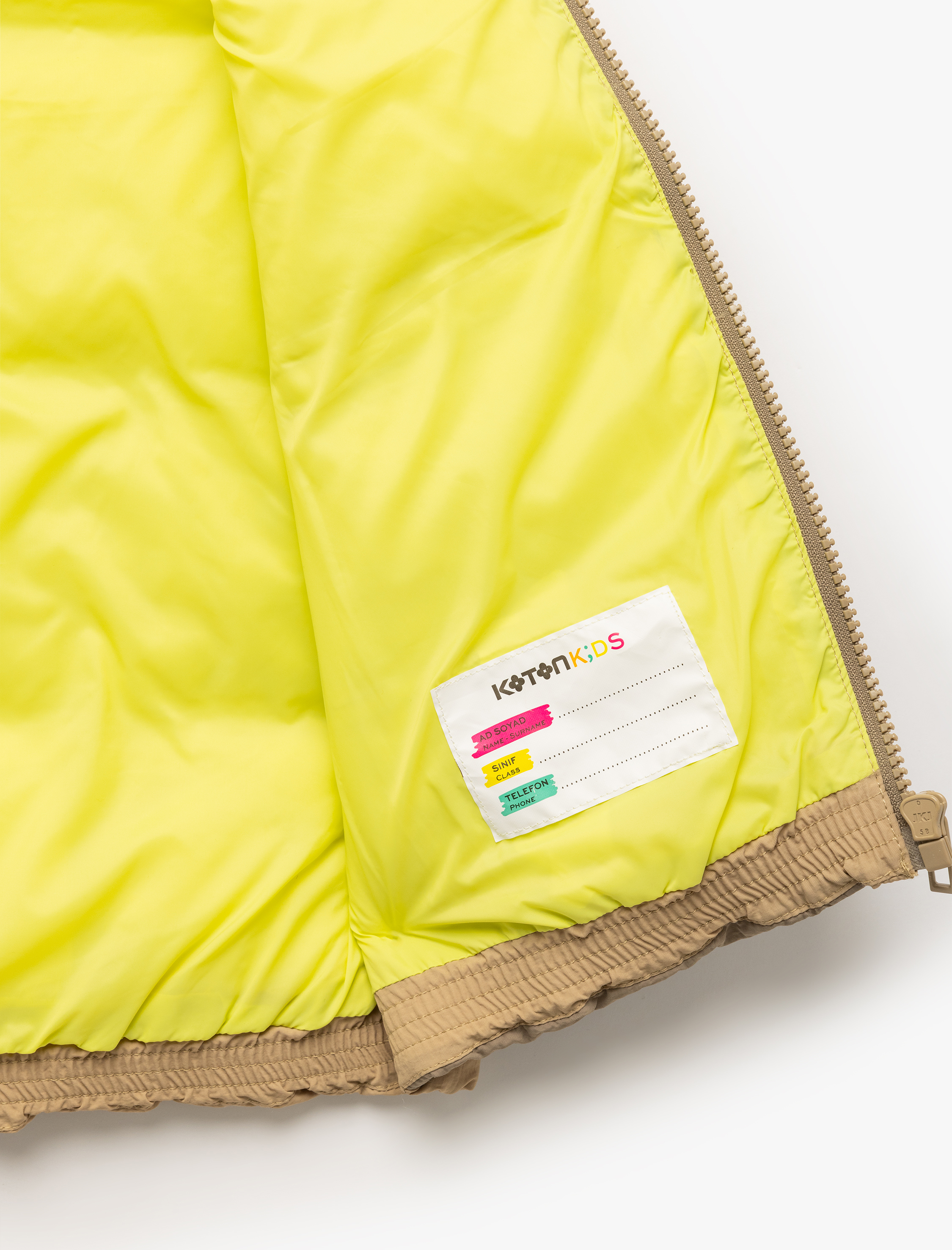  Erkek Çocuk Dik Yaka Kolsuz Fermuarlı Cepli Şişme Yelek