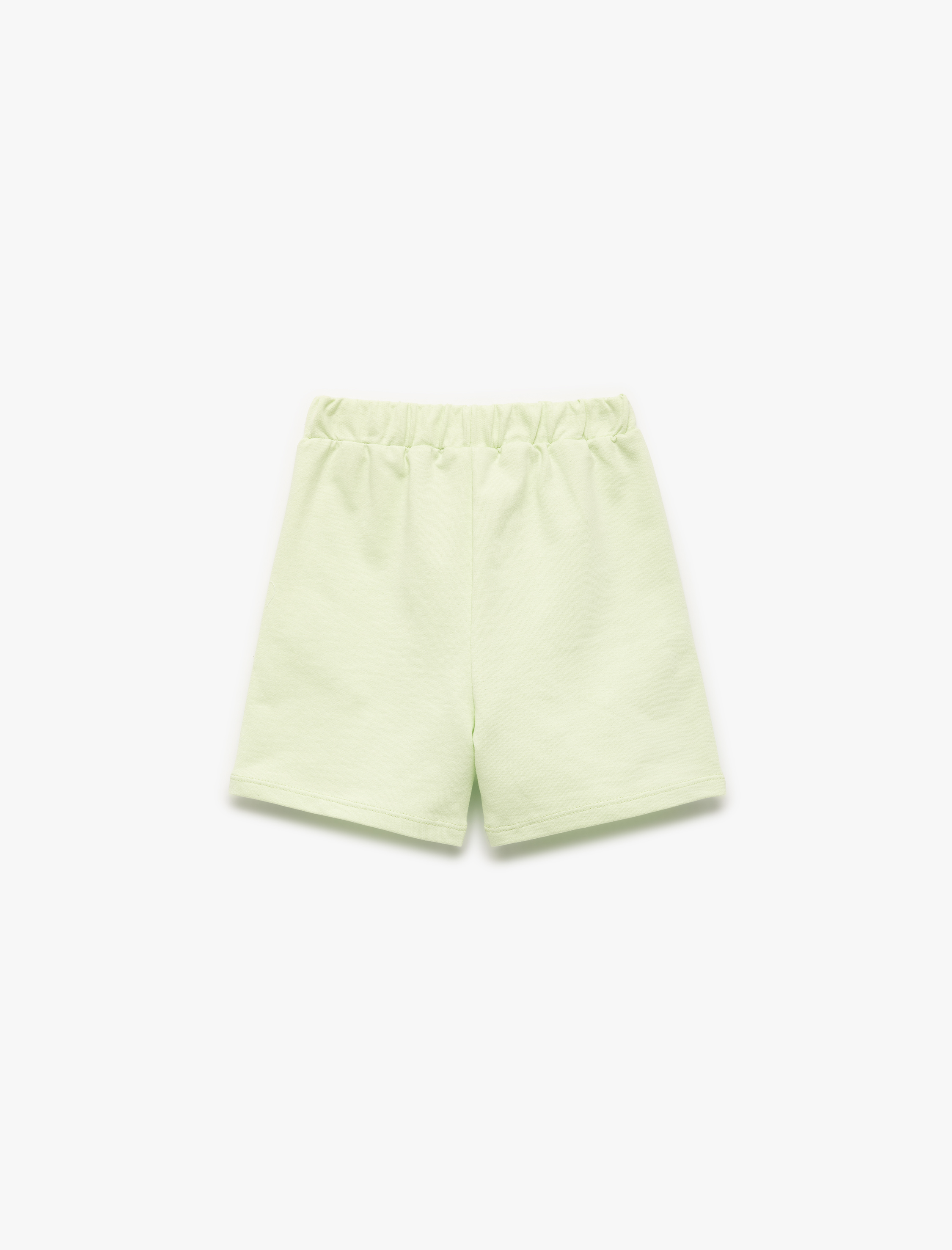  Erkek Bebek Cep Detaylı Pamuklu Beli Bağcıklı Şort