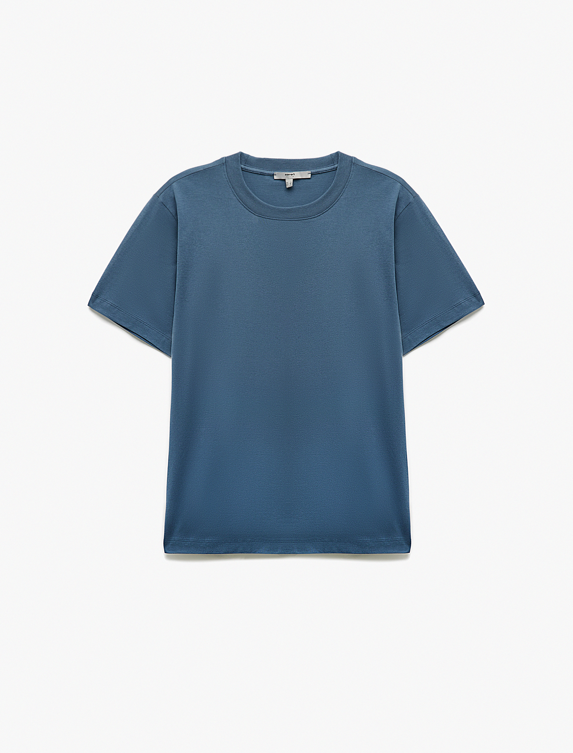   Bisiklet Yaka Pamuklu Regular Fit Kısa Kollu Basic Tişört