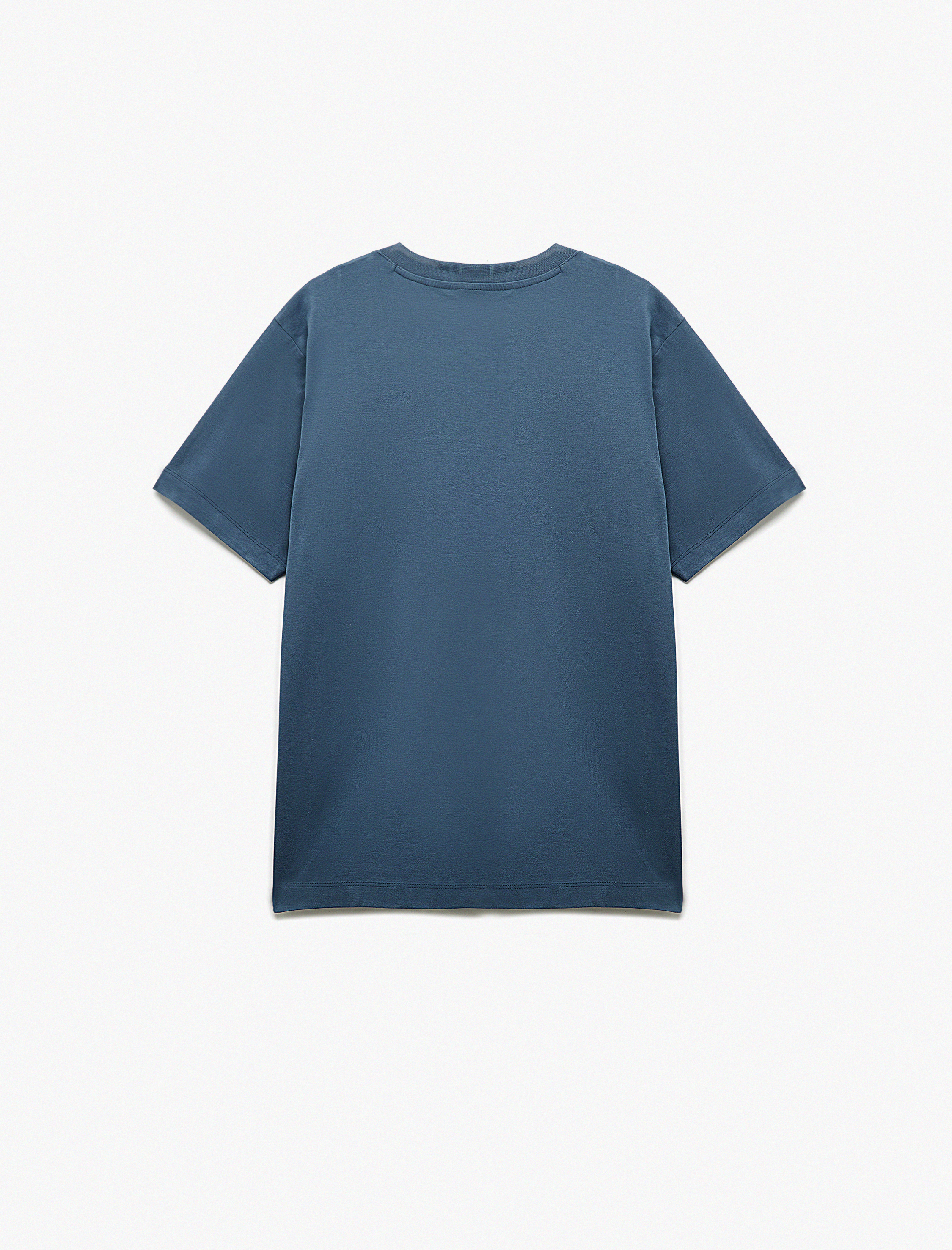   Bisiklet Yaka Pamuklu Regular Fit Kısa Kollu Basic Tişört