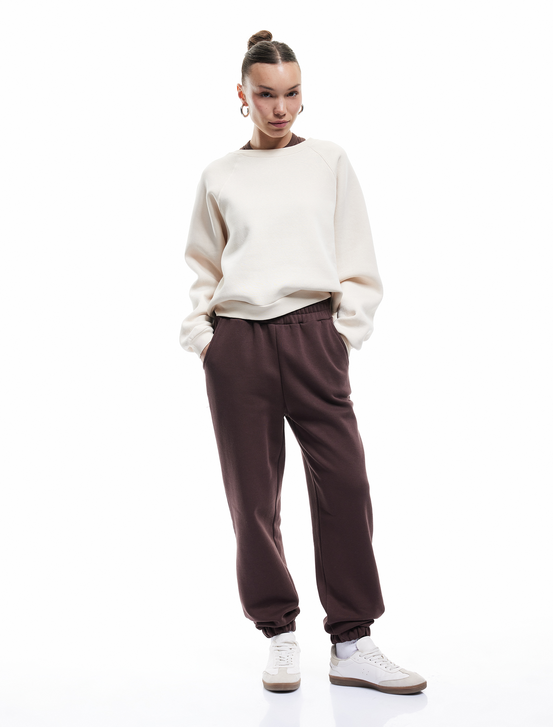   Üç İplik Şardonlu Cepli Jogger Eşofman Altı