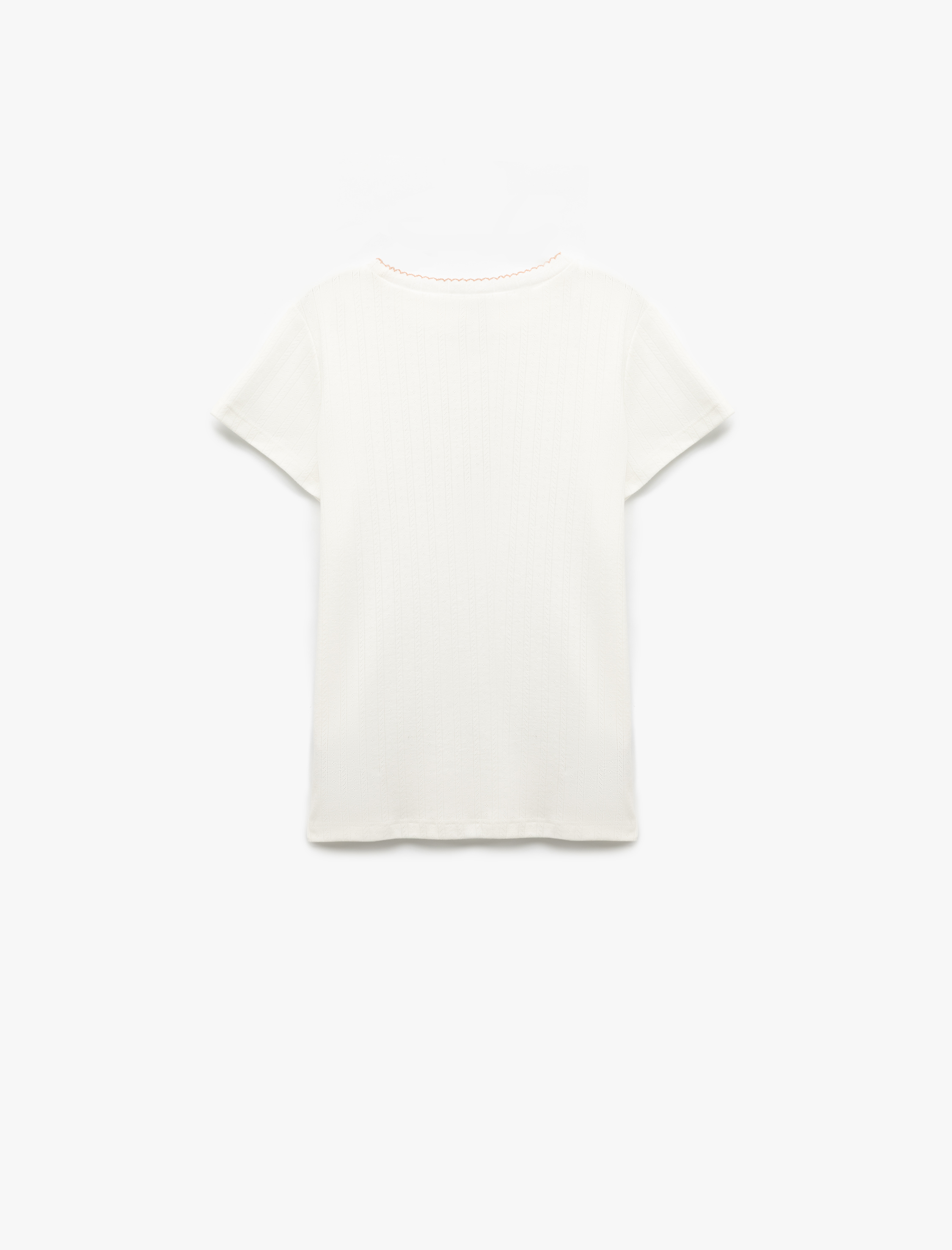  Kız Çocuk Köpek Baskılı Bisiklet Yaka Kısa Kollu Tişört