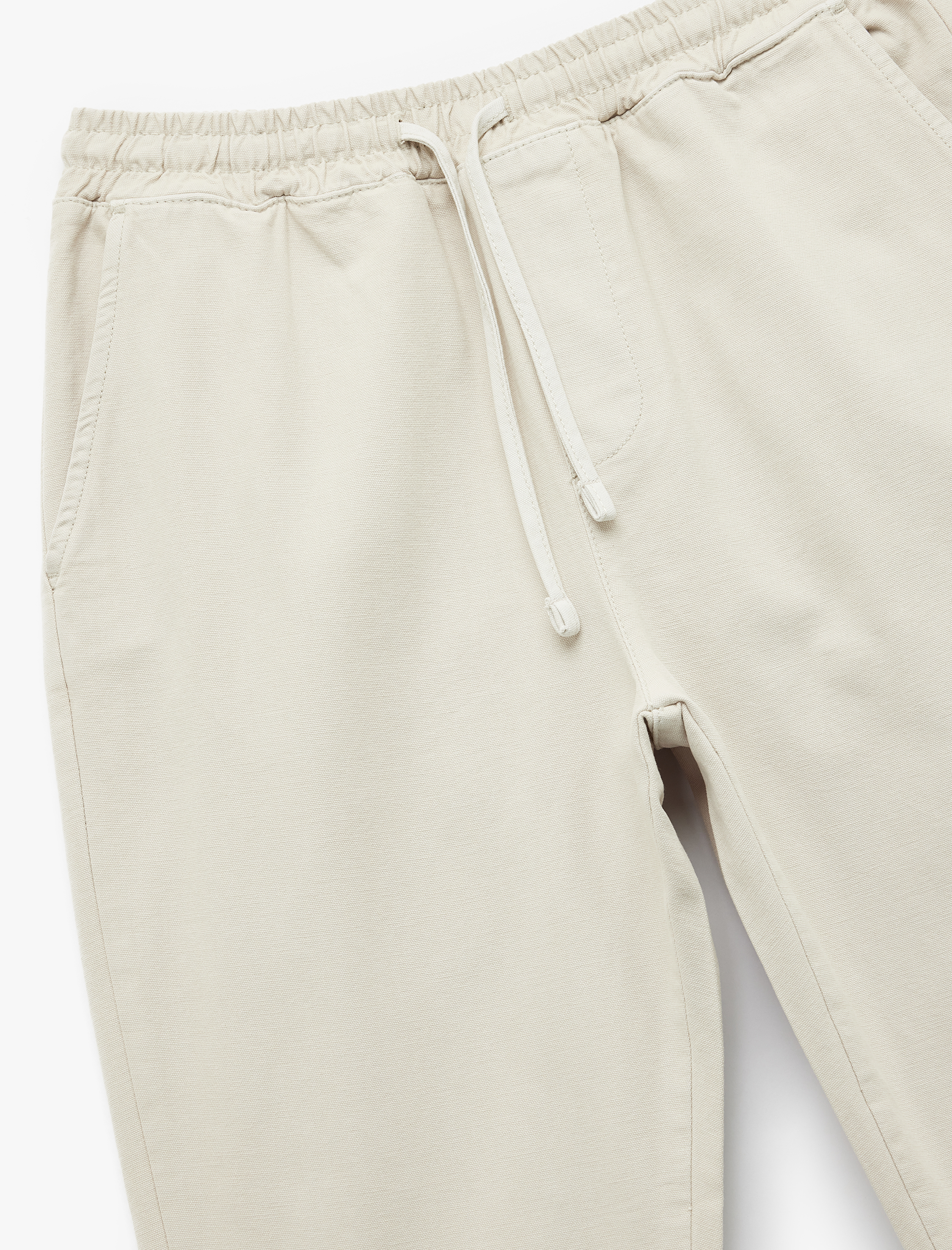   Beli Bağcıklı Pamuklu Cep Detaylı Kanvas Chino Pantolon