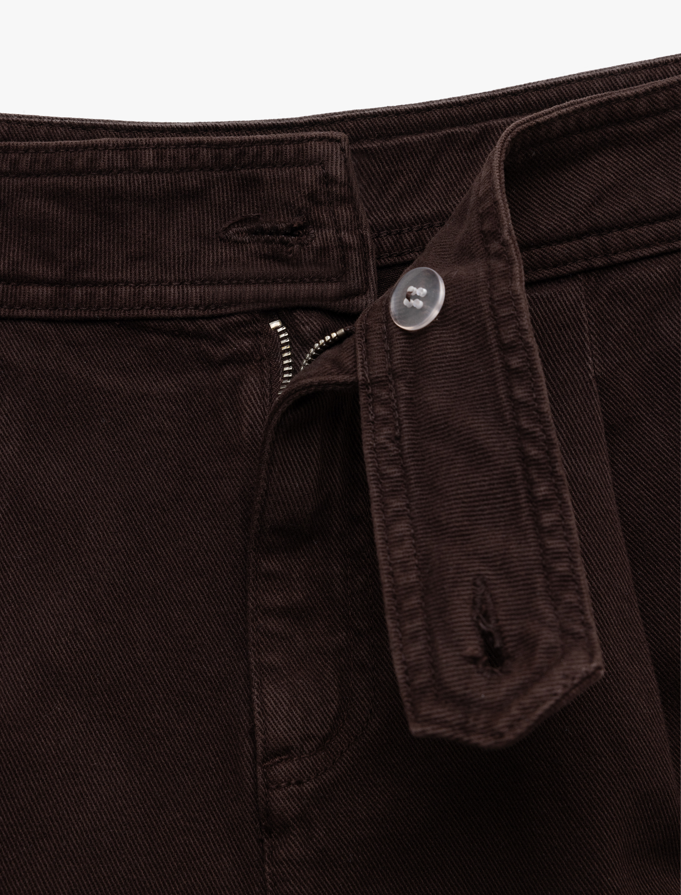   Yüksek Bel Kemer Detaylı Pamuklu Cepli Mini Şort