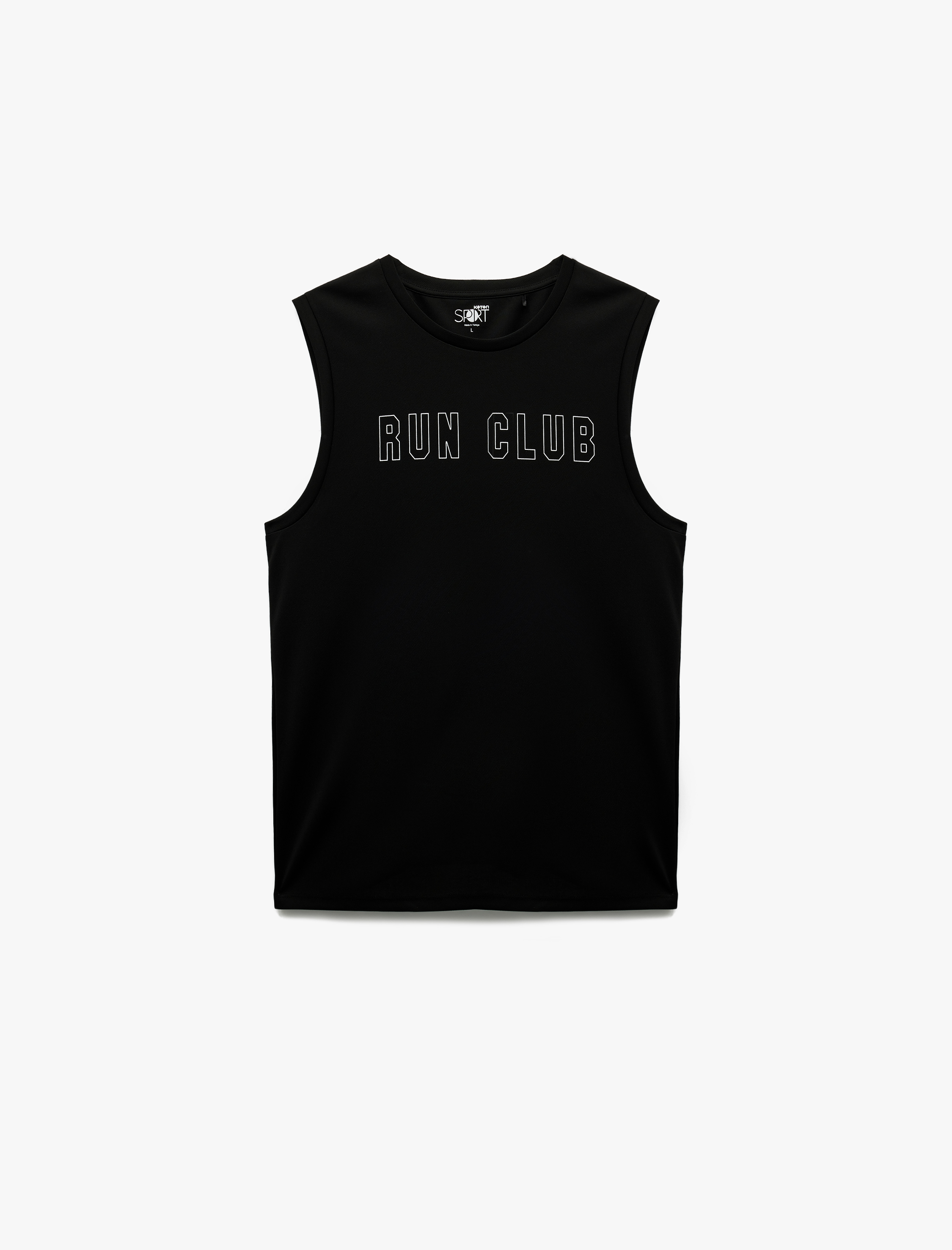   Bisiklet Yaka Baskılı Kolsuz Spor Atlet