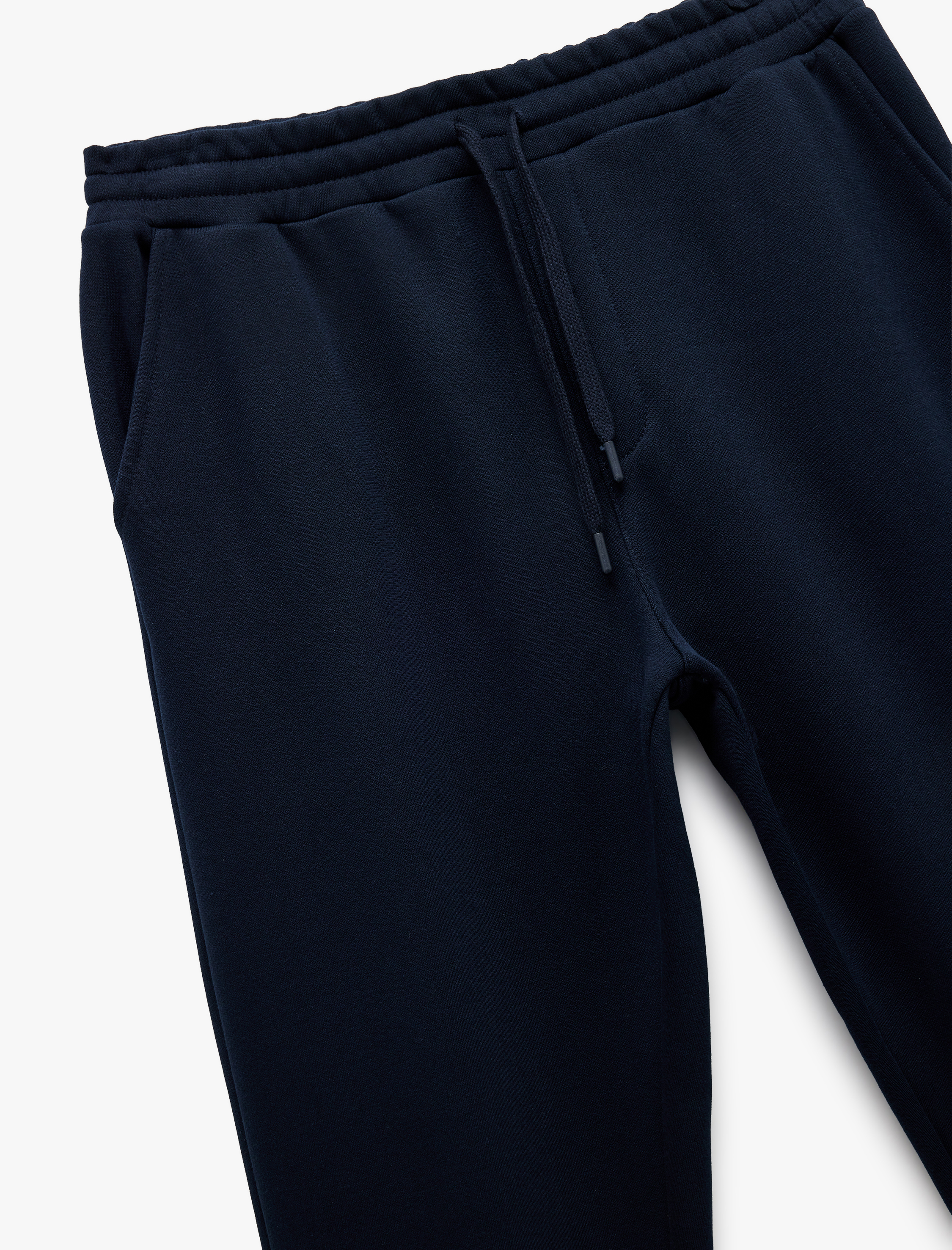   Beli Bağcıklı Şardonlu Cep Detaylı Jogger Kışlık Eşofman Altı