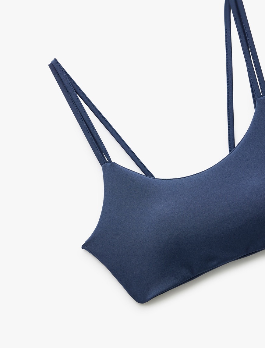   Çift Askılı Slim Fit Kaplı Sporcu Sütyeni