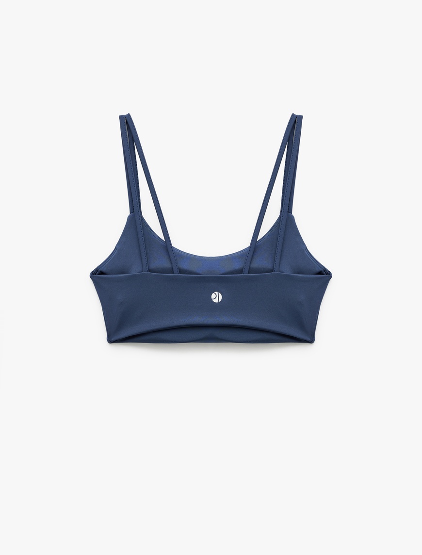   Çift Askılı Slim Fit Kaplı Sporcu Sütyeni