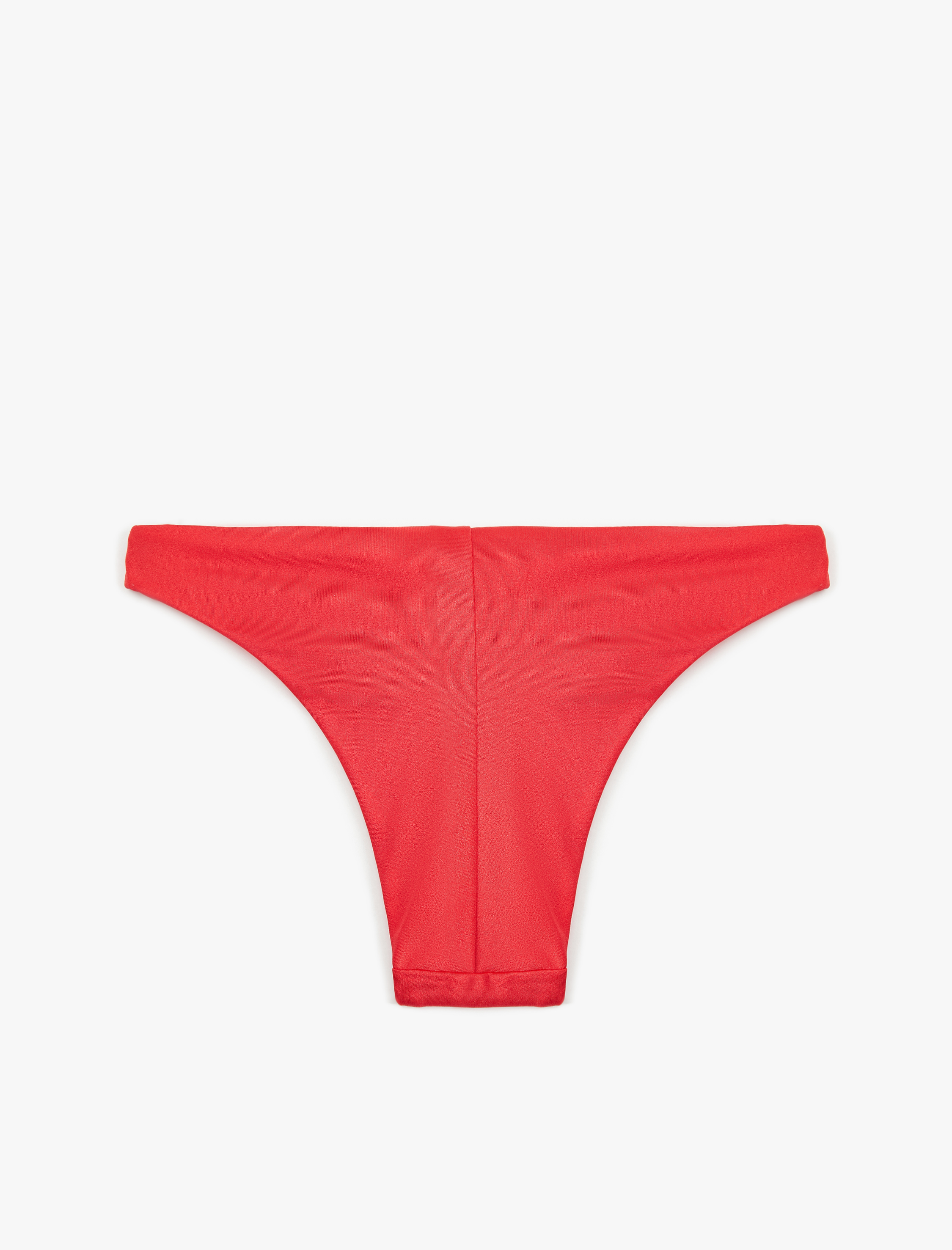   Parlak Yüksek Bel Brazilian Bikini Altı