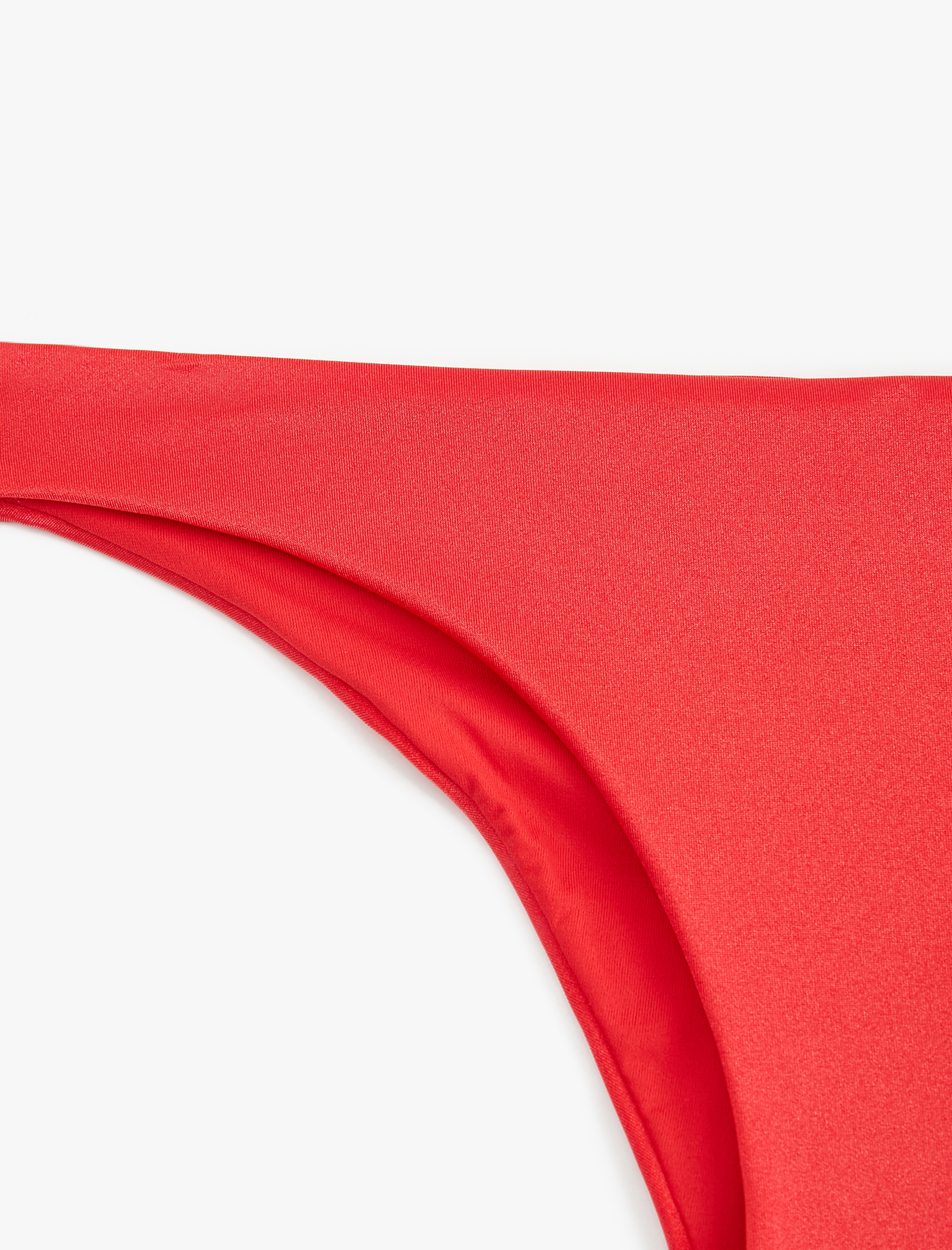   Parlak Yüksek Bel Brazilian Bikini Altı