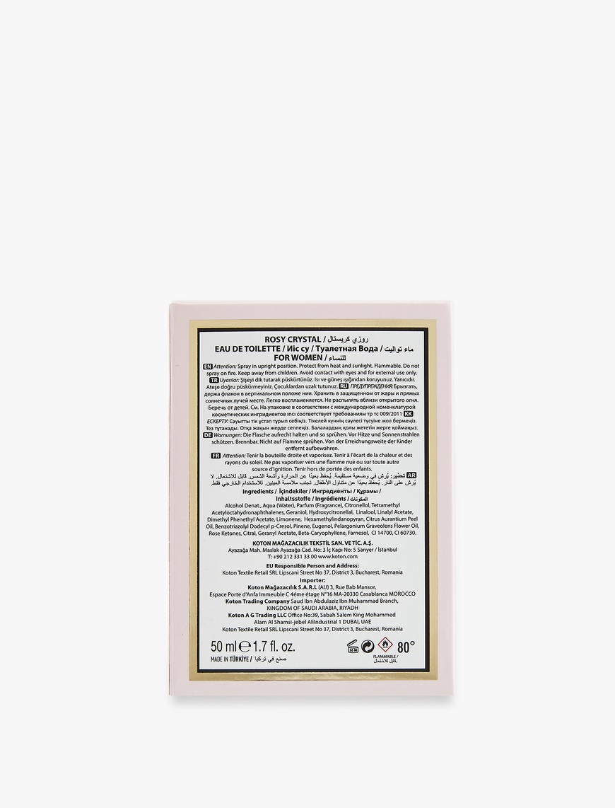  Kadın Parfüm Rosy Crystal 50 ML