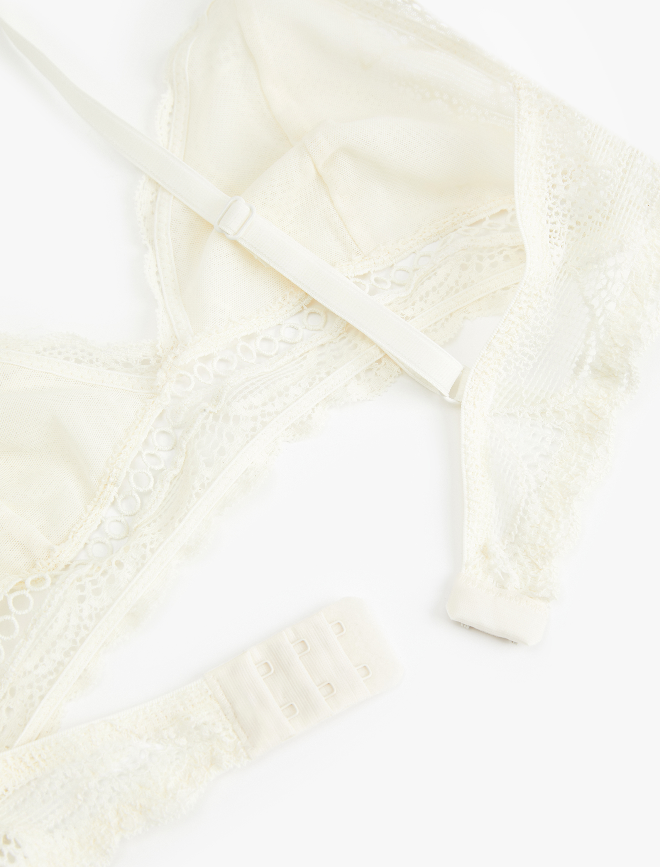   Balensiz Dolgusuz Dantelli Bralet Sütyen