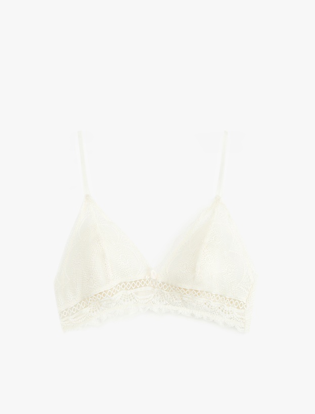 Balensiz Dolgusuz Dantelli Bralet Sütyen_0