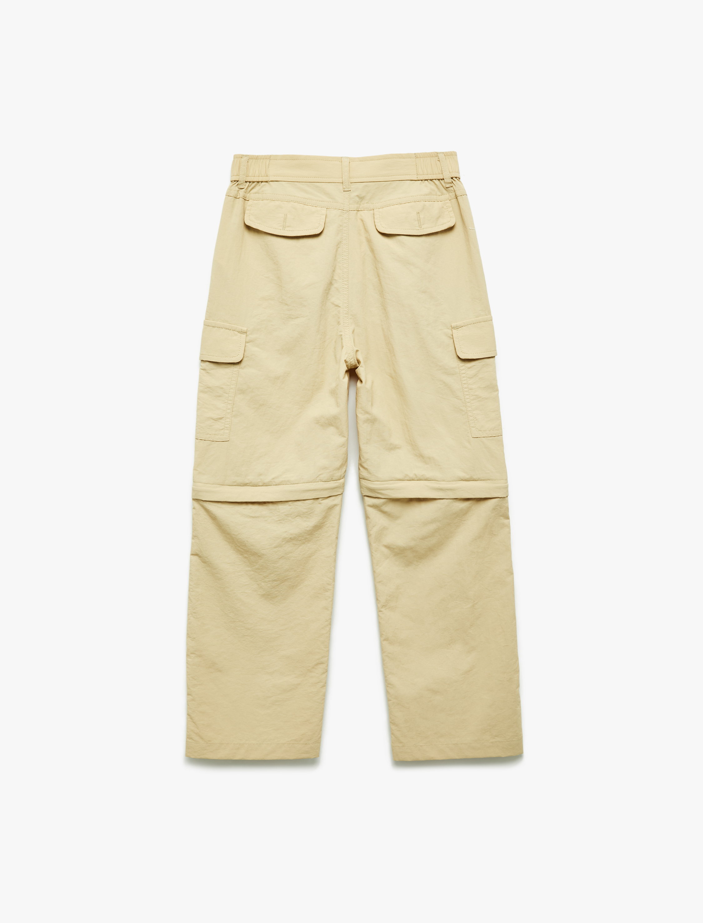  Erkek Çocuk Fermuar Detaylı Rahat Kesim Kargo Pantolon