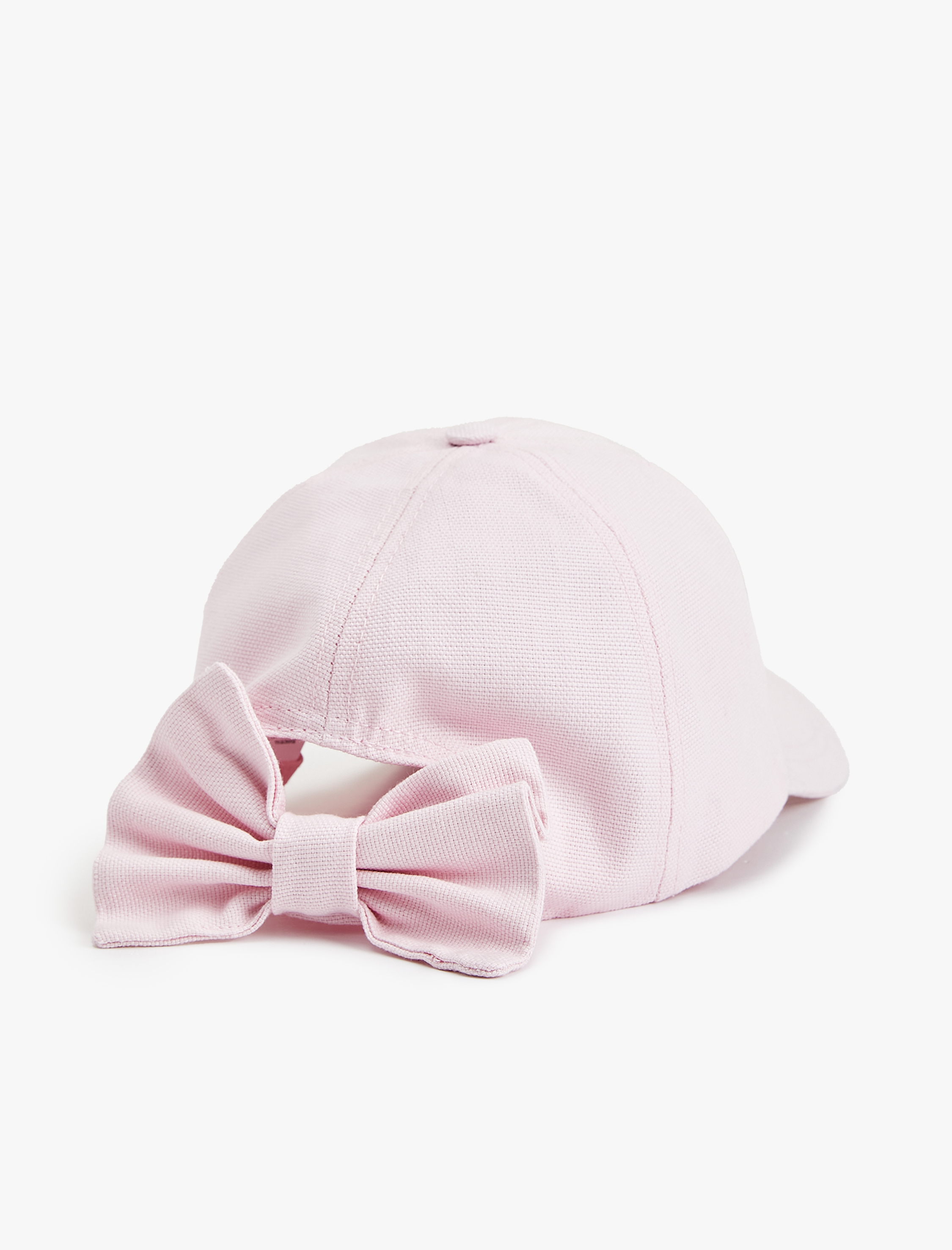  Kadın Kurdele Detaylı Pamuklu Kep Şapka