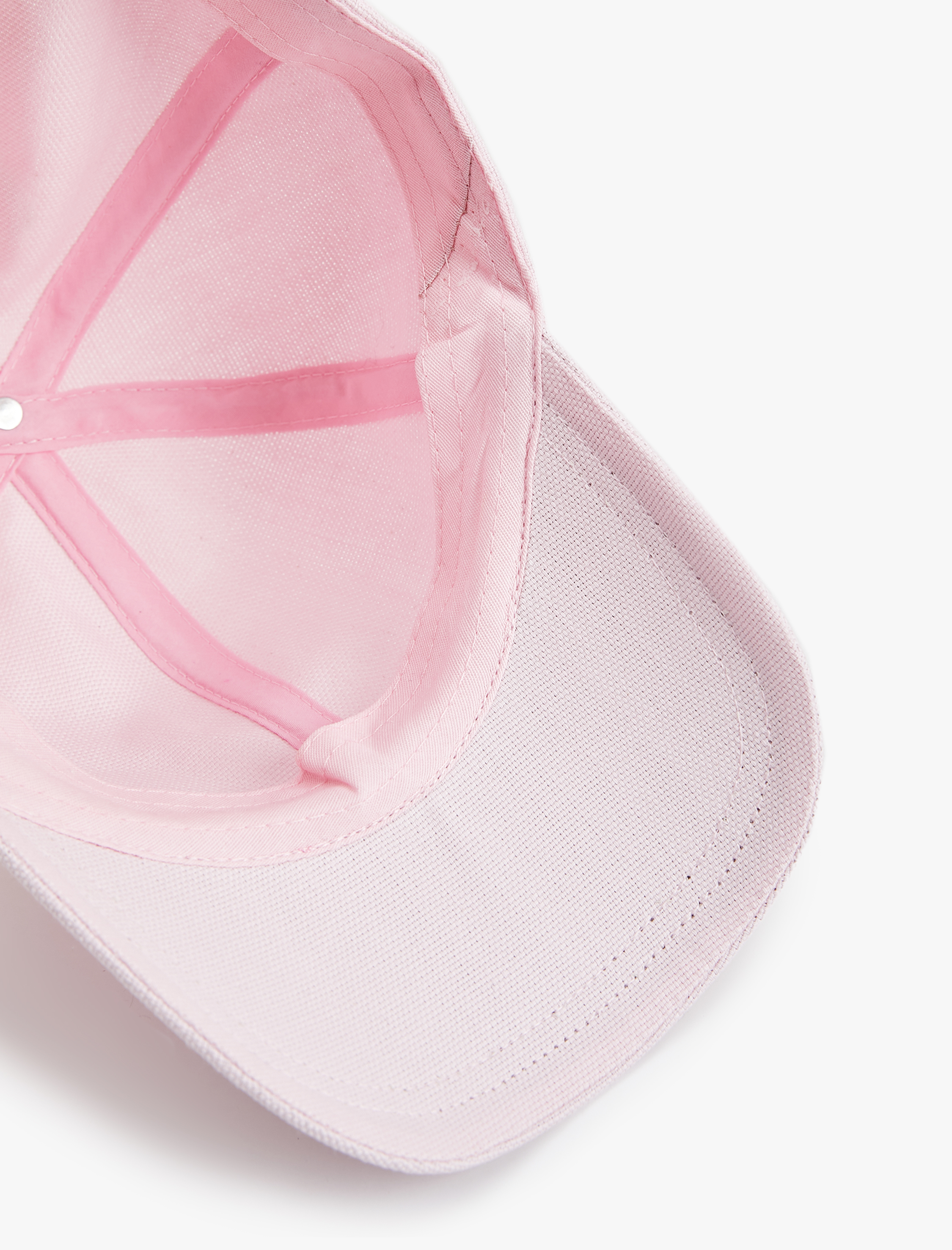  Kadın Kurdele Detaylı Pamuklu Kep Şapka