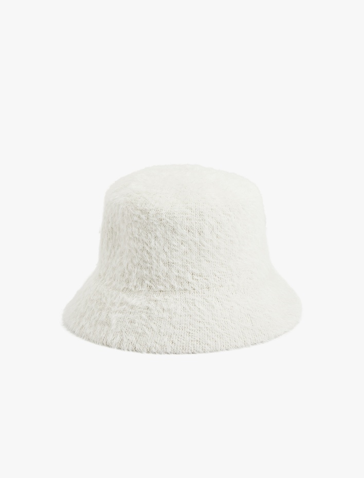 Kadın Peluş Bucket Şapka