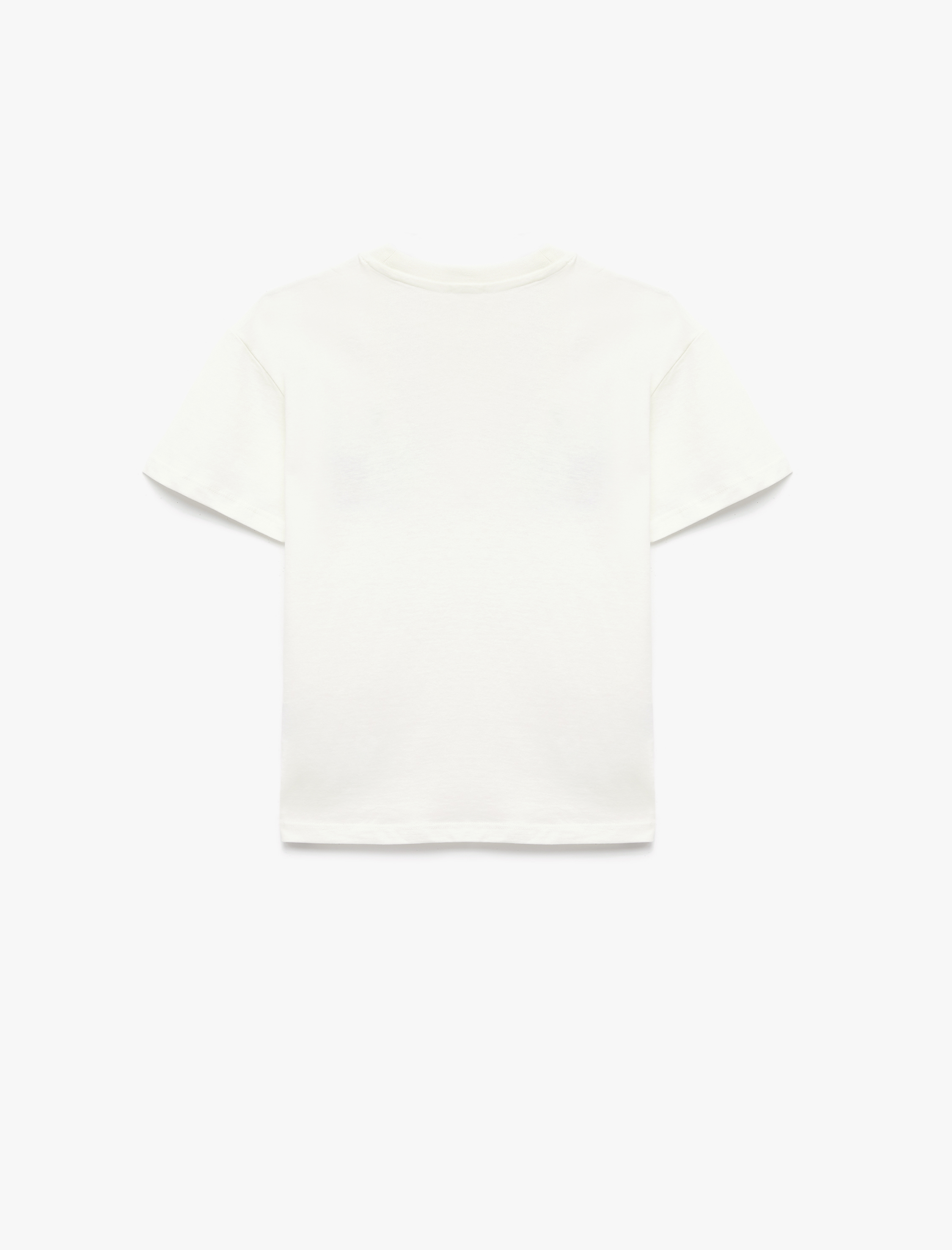  Erkek Çocuk Pamuklu Bisiklet Yaka Kısa Kollu Robot Baskılı Tişört