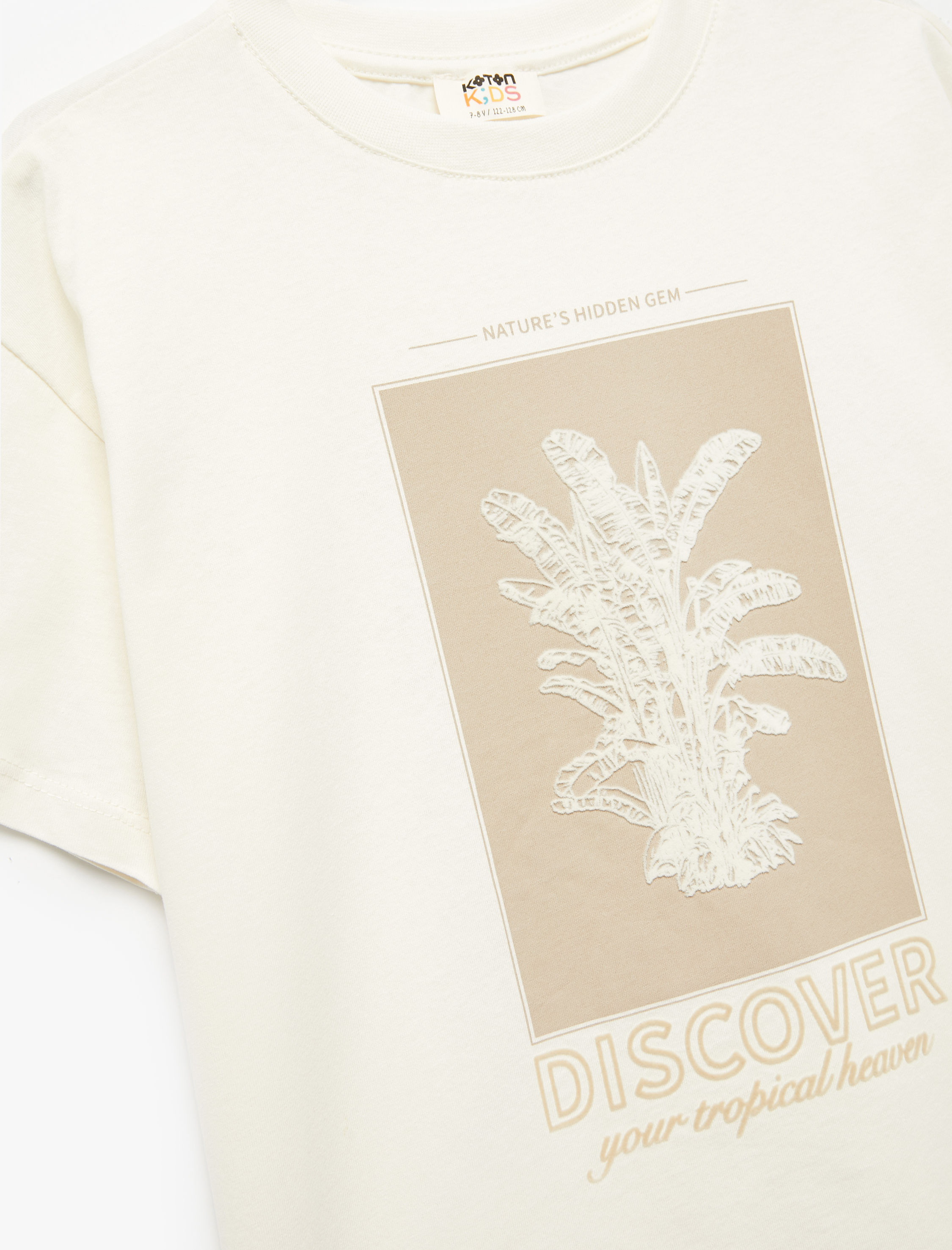  Erkek Çocuk Baskılı Bisiklet Yaka Kısa Kollu Pamuklu Oversize Tişört