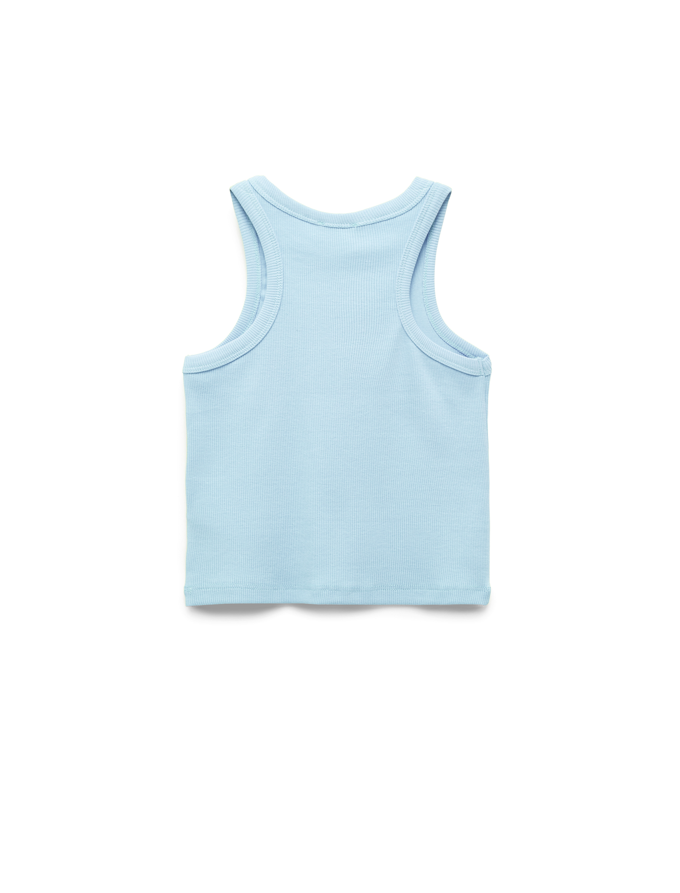  Kız Çocuk Ribanalı Kolsuz Bisiklet Yaka Pamuklu 2'li Ribanalı Atlet Seti