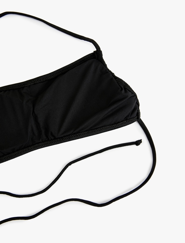 İp Askılı Büzgü Detaylı Bikini Üstü_2