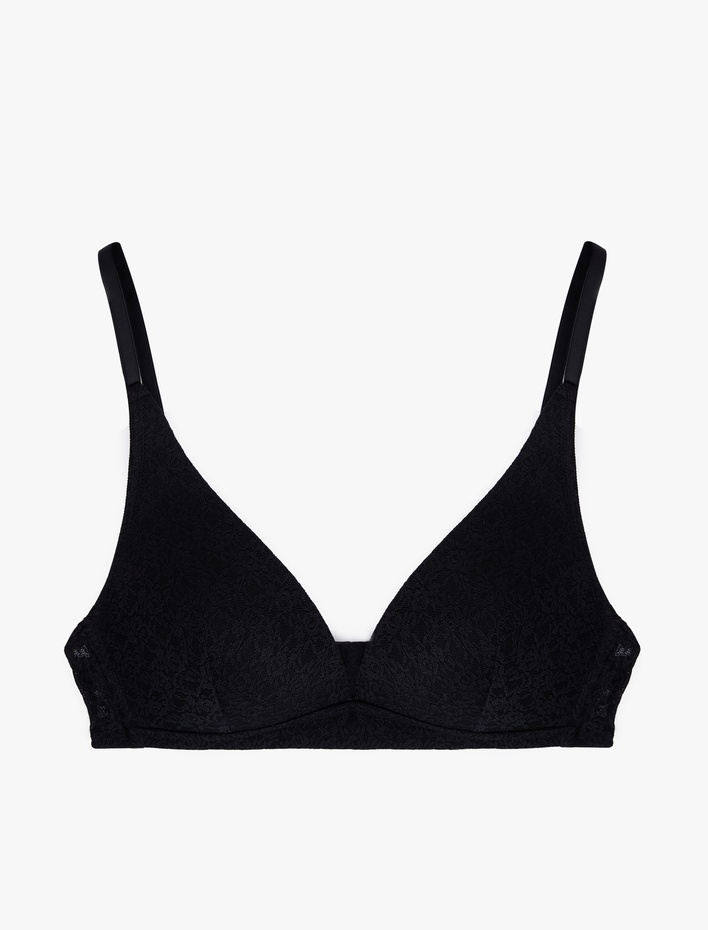  Rahat Kalıp Balensiz Dantelli Soft Bralet Sütyen