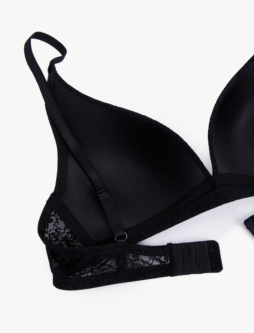   Rahat Kalıp Balensiz Dantelli Soft Bralet Sütyen