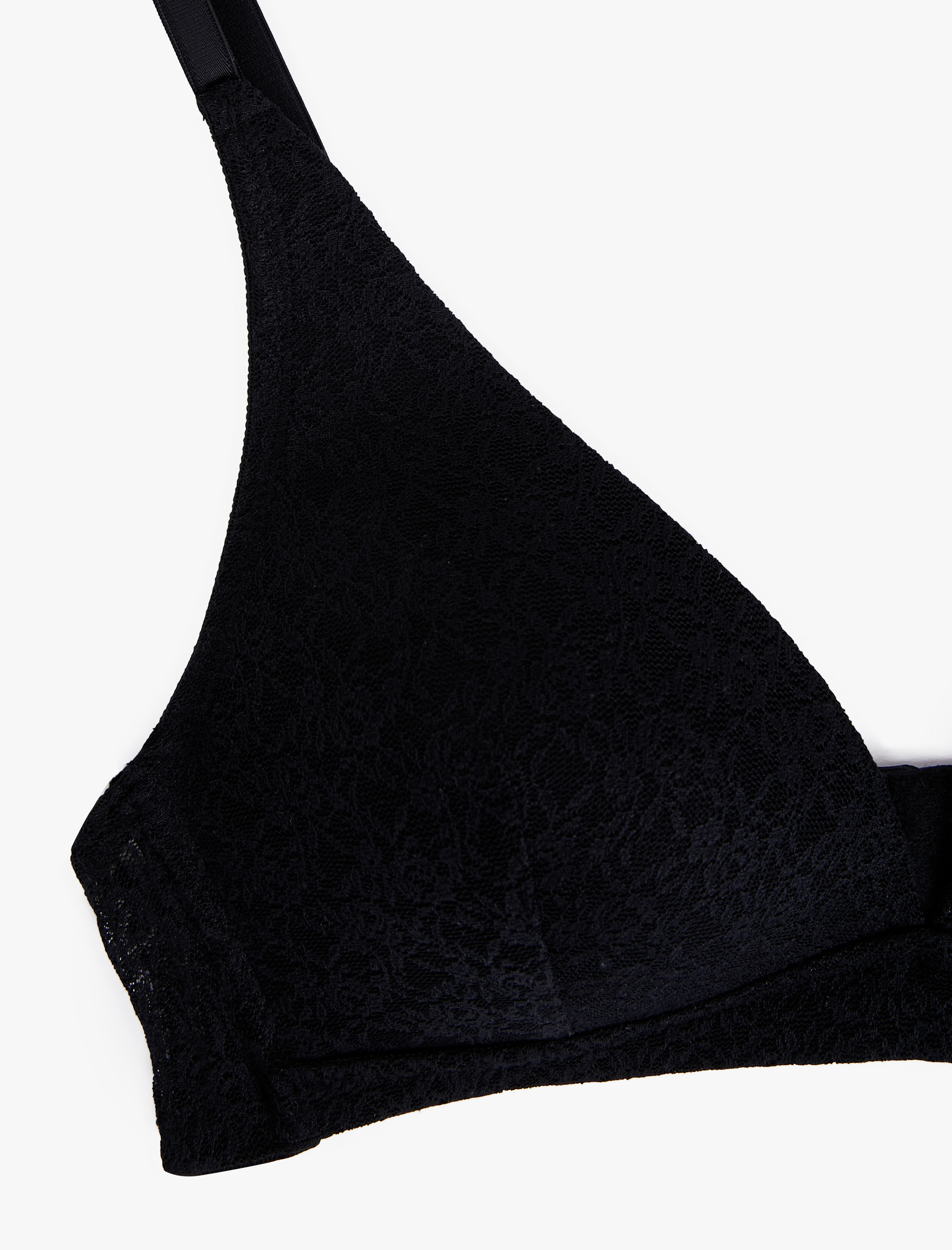   Rahat Kalıp Balensiz Dantelli Soft Bralet Sütyen