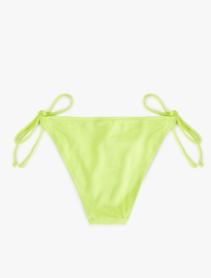  Yanları İpli Parlak Bikini Altı