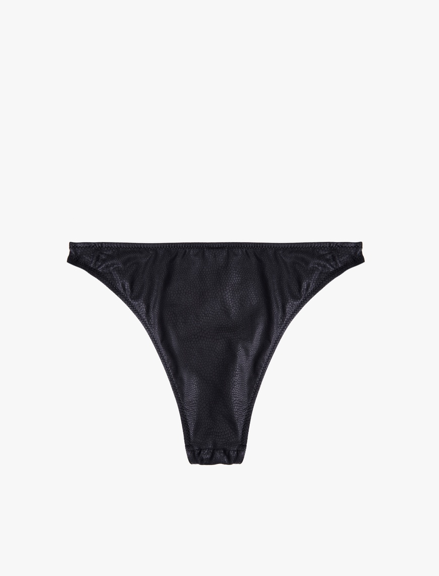   Astarlı Asimetrik Kesim Bikini Altı
