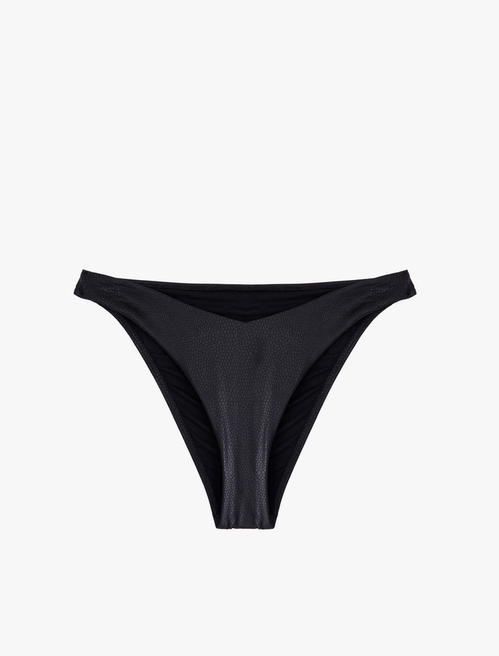  Astarlı Asimetrik Kesim Bikini Altı