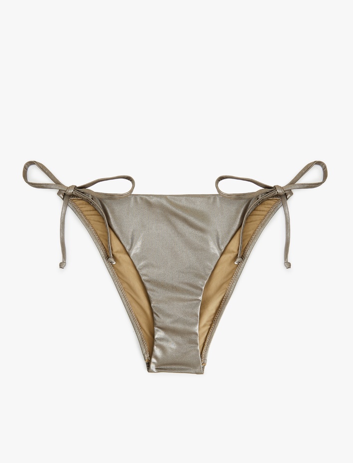  İpli Parlak Bikini Altı