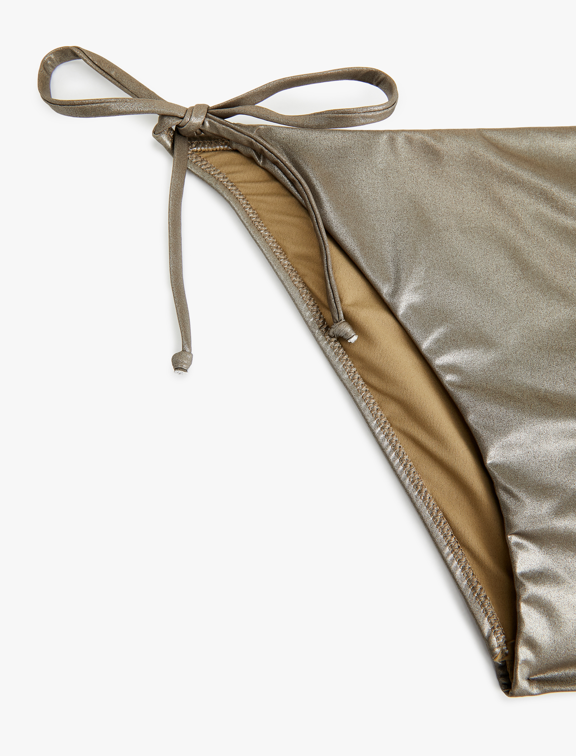   İpli Parlak Bikini Altı