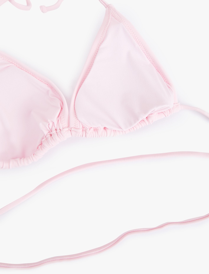 Boyundan Bağlamalı Üçgen Bikini Üstü