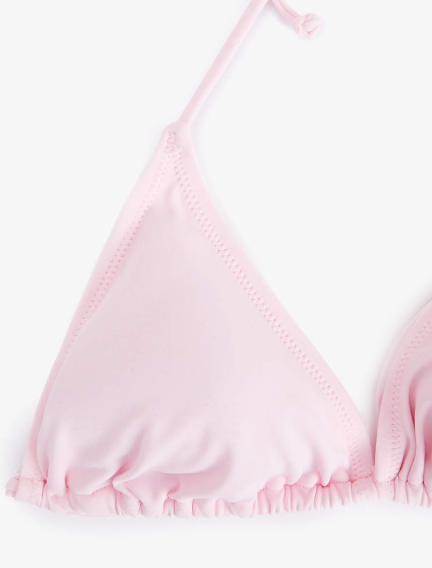   Boyundan Bağlamalı Üçgen Bikini Üstü