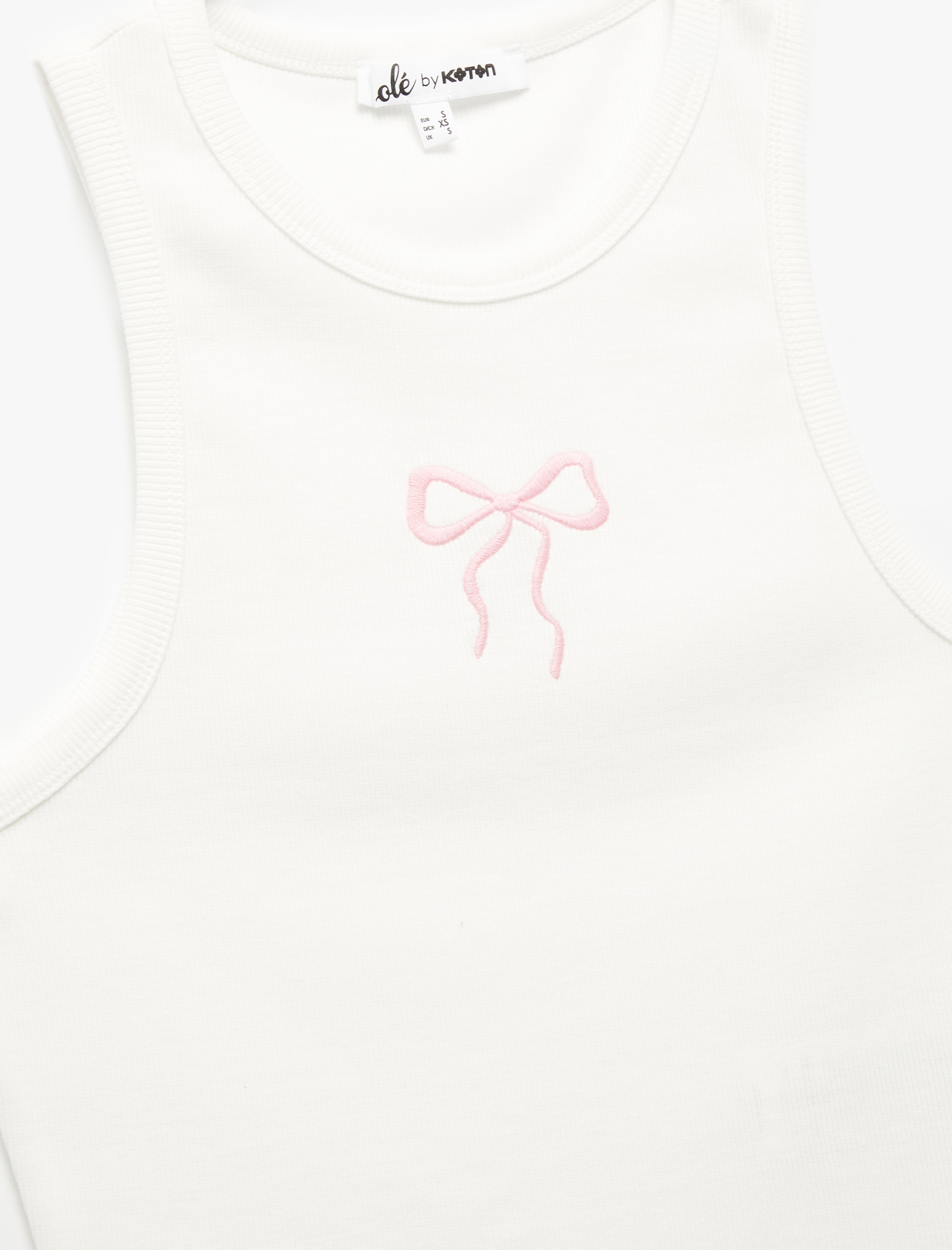   Fiyonk Baskılı Bisiklet Yaka Kolsuz Kaşkorse Atlet