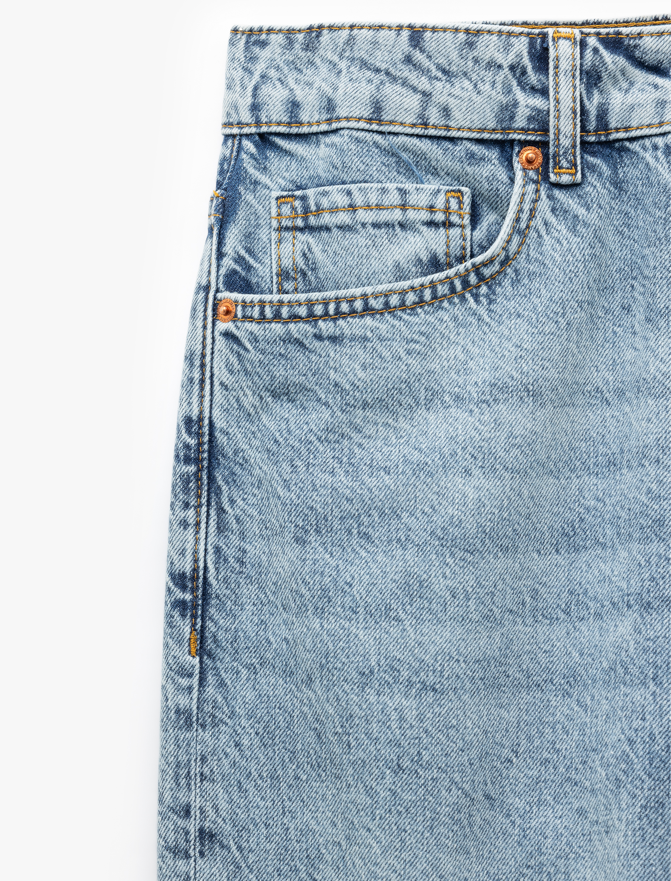   Pamuklu Cep Detaylı Normal Bel Tapered Jean Pantolon - Joe Jean