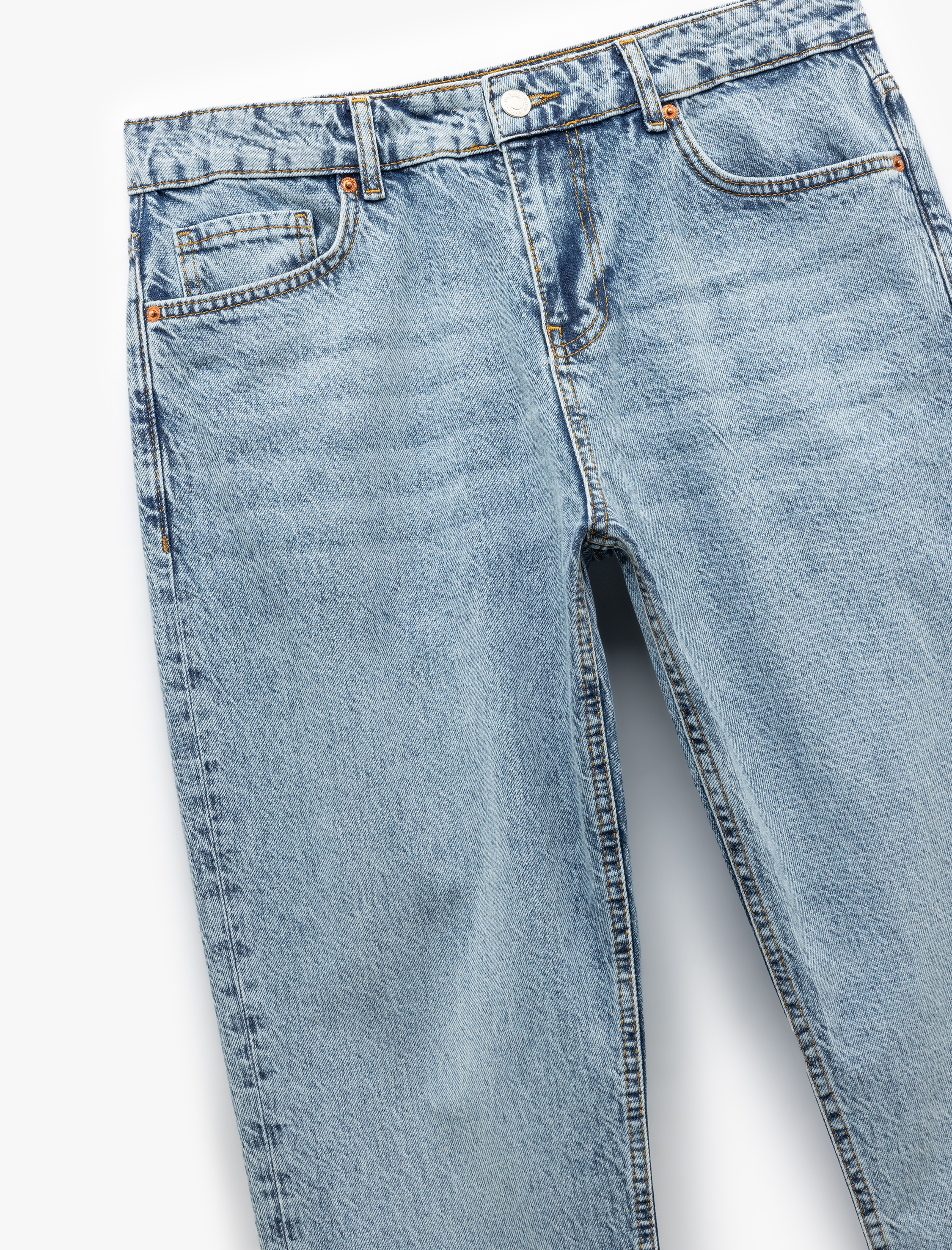   Pamuklu Cep Detaylı Normal Bel Tapered Jean Pantolon - Joe Jean