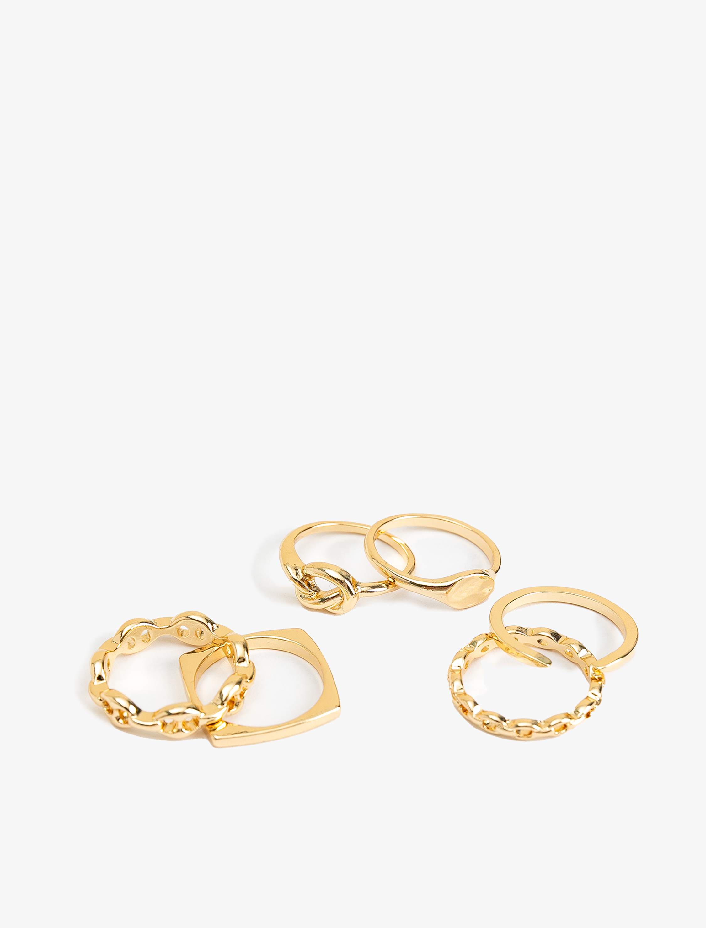  Kadın 6'lı Burgu Yüzük Seti